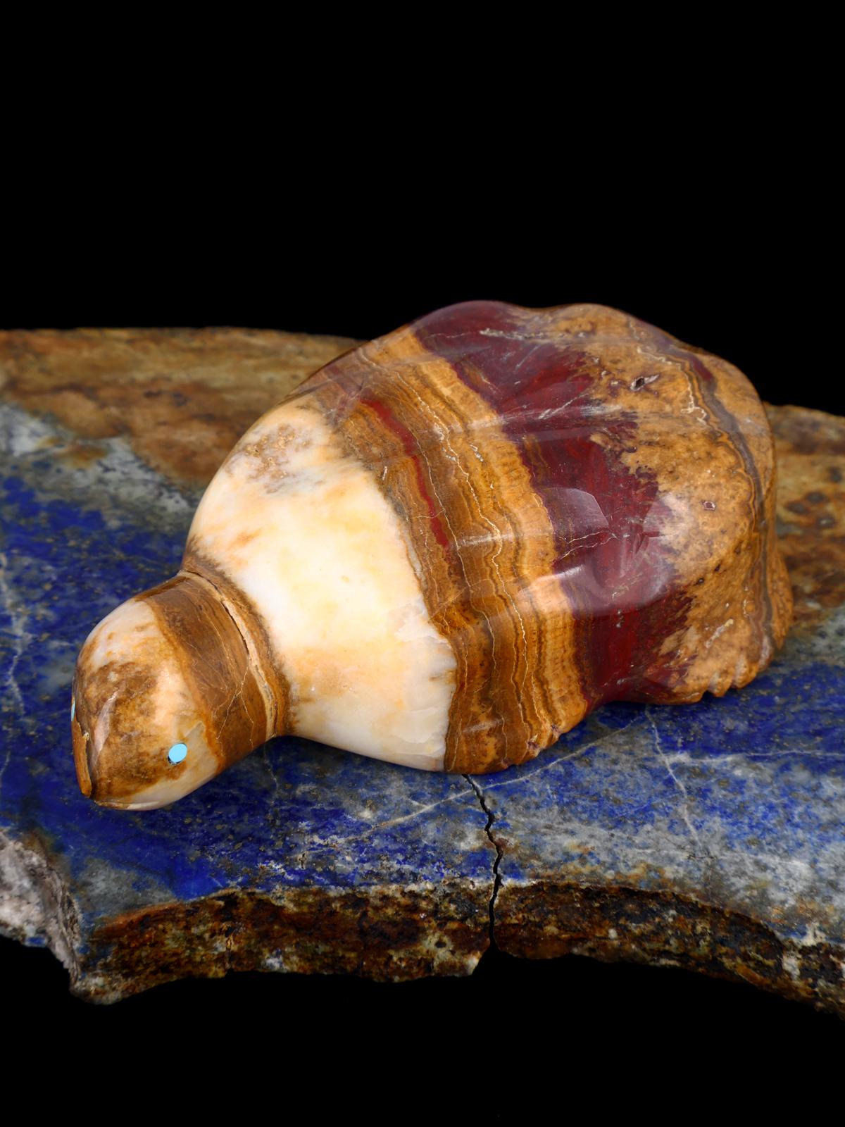 Onyx Turtle Zuni Fetish