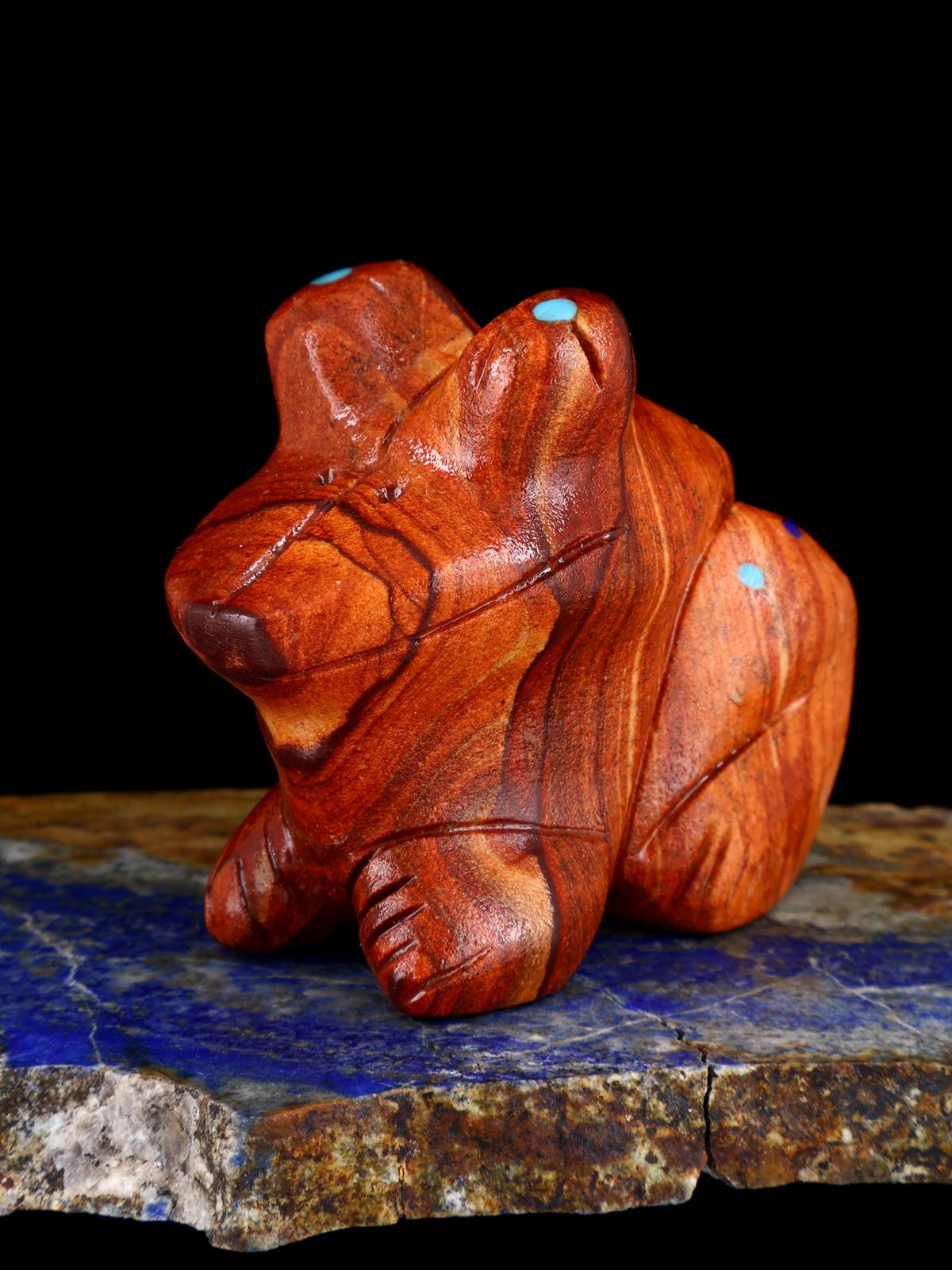 Sandstone Frog Zuni Fetish - PuebloDirect.com