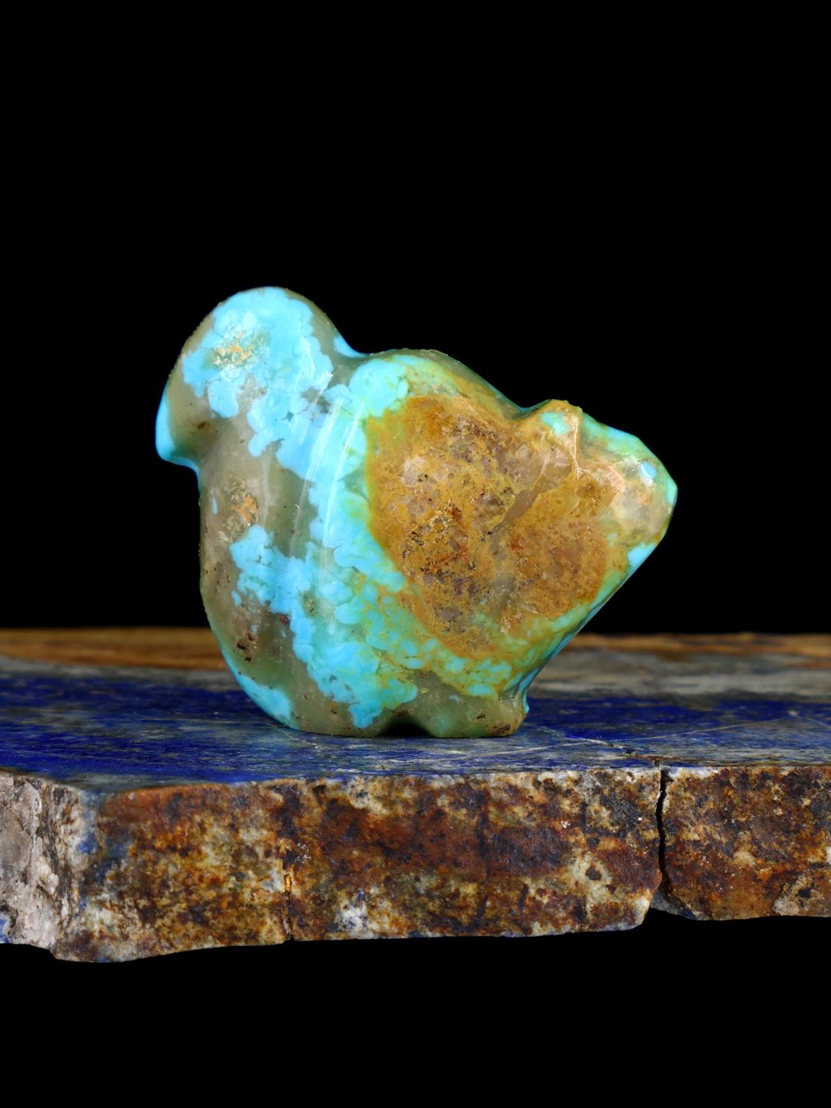 Turquoise Squirrel Zuni Fetish - PuebloDirect.com