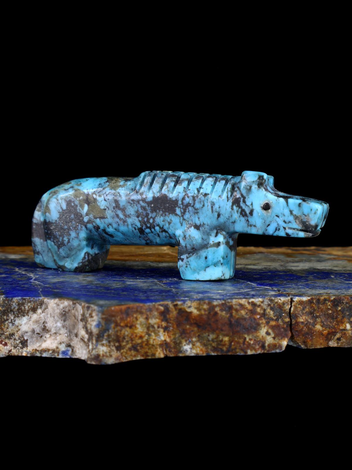 Turquoise Horse Zuni Fetish - PuebloDirect.com