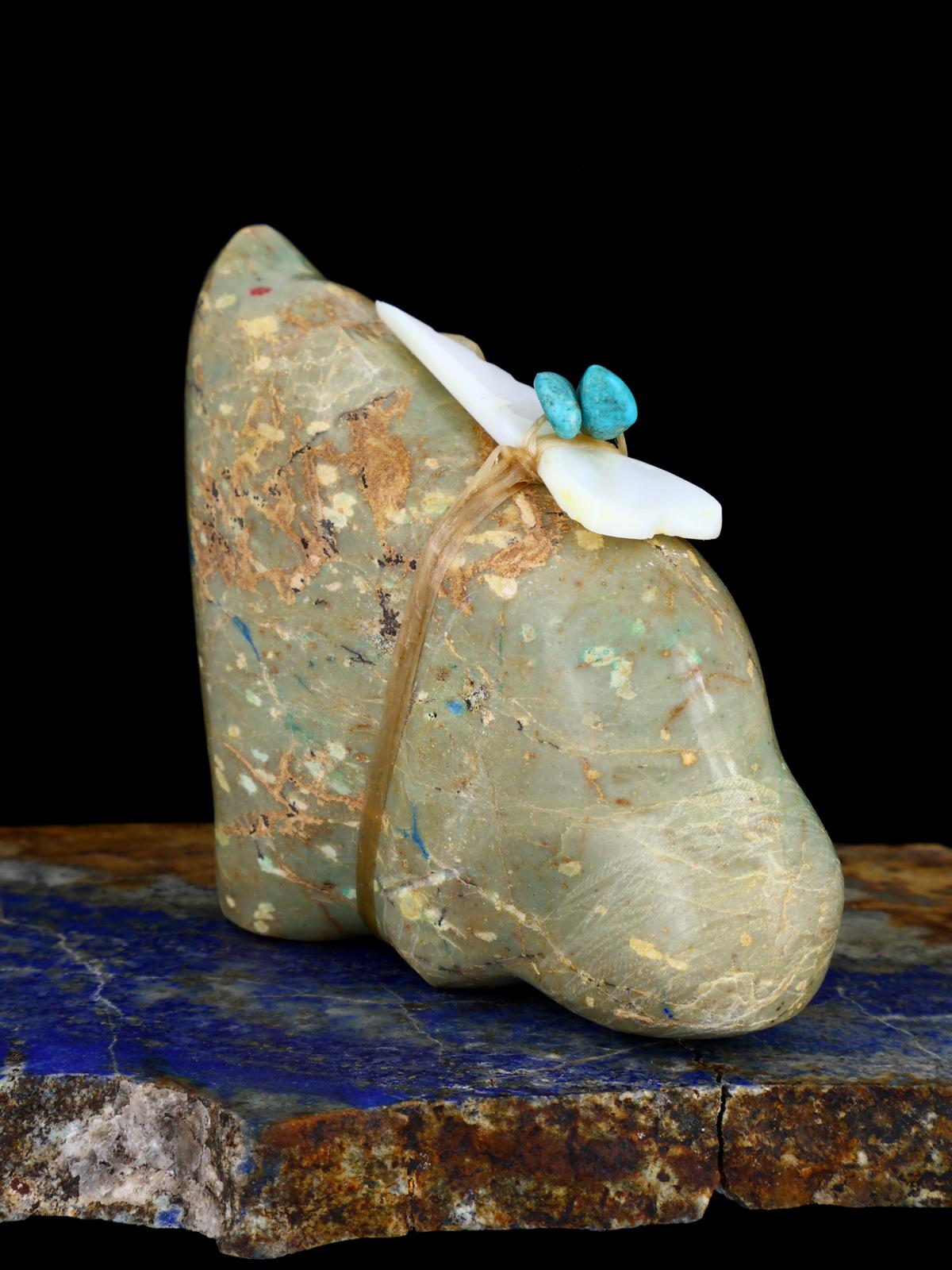 Mármol Coyote Zuni Fetiche