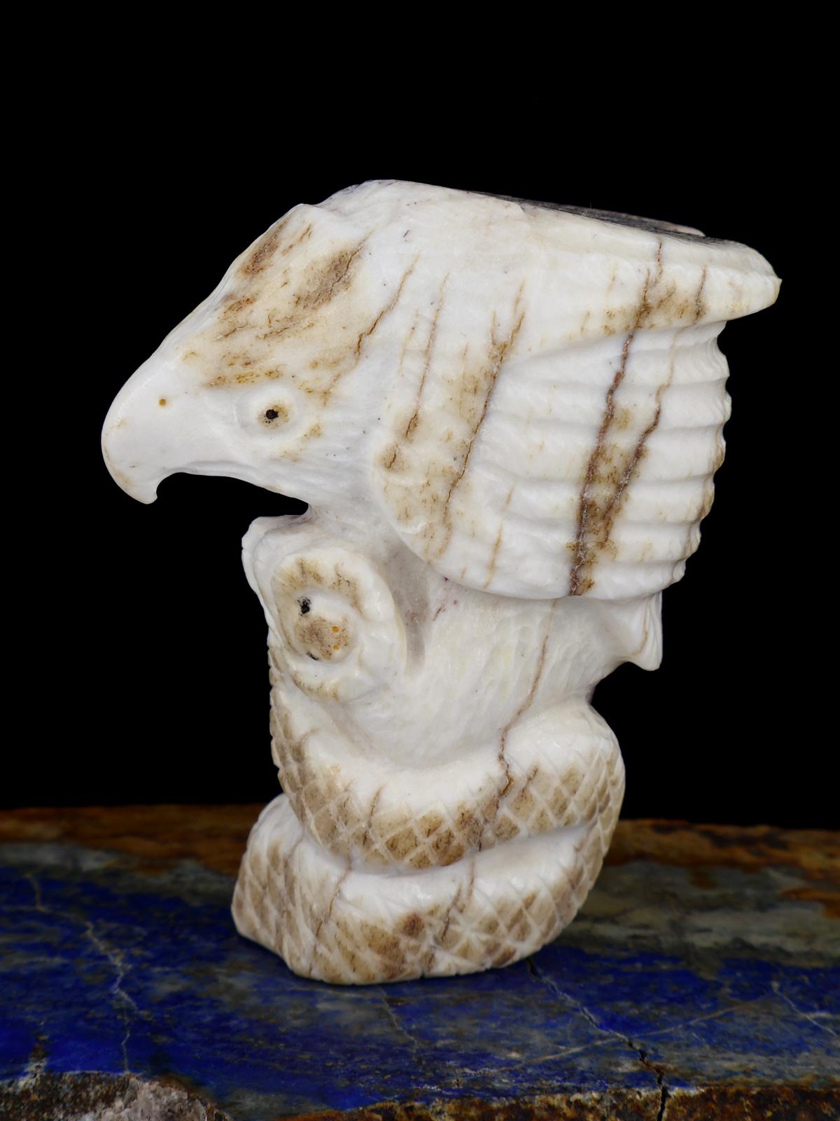 Antler Eagle With Prey Zuni Fetish - PuebloDirect.com