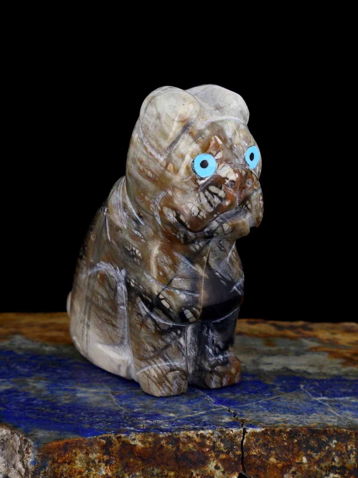 Picasso Mármol León de Montaña Zuni Fetiche