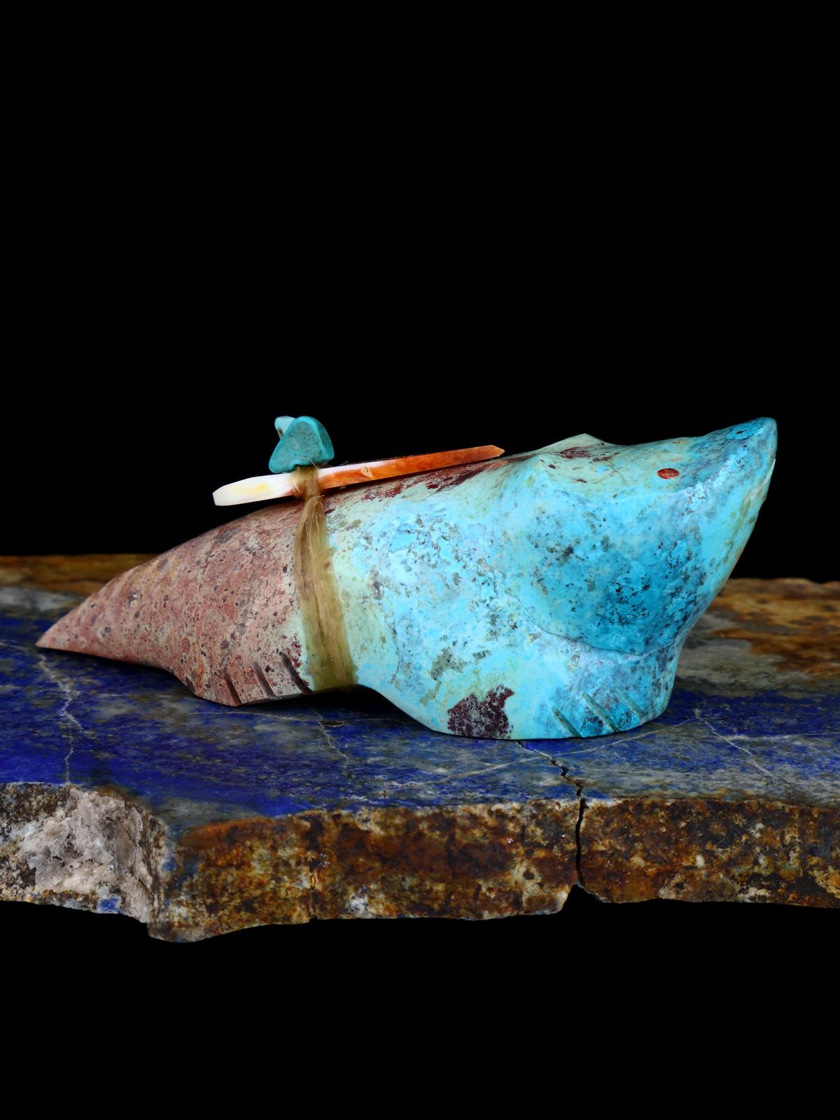 Ostra Espinosa Coyote Zuni Fetiche