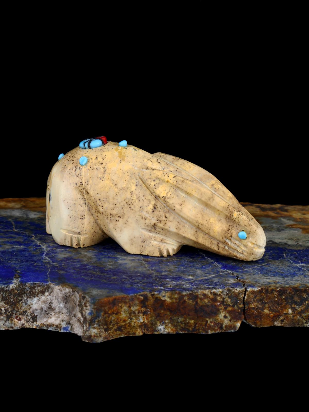 Serpentine Rabbit Zuni Fetish - PuebloDirect.com