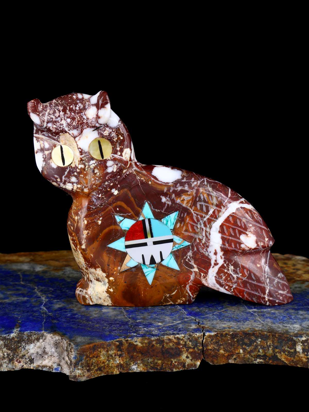 Wild Horse Owl Zuni Fetish - PuebloDirect.com