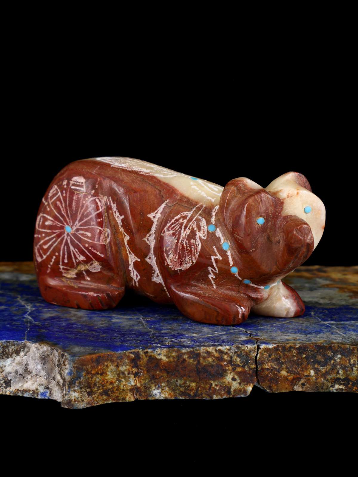 Onyx Bear Zuni Fetish