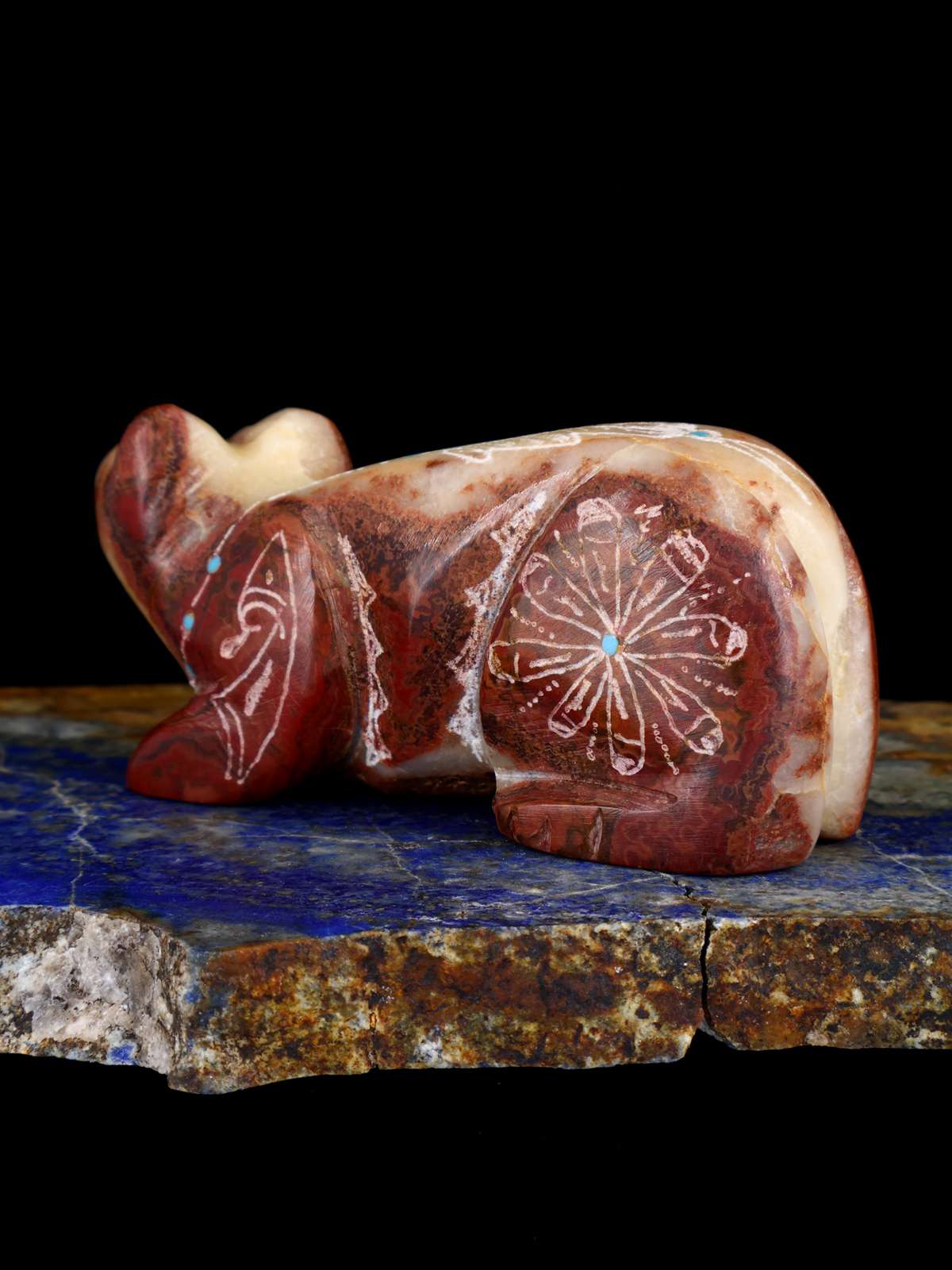 Onyx Bear Zuni Fetish