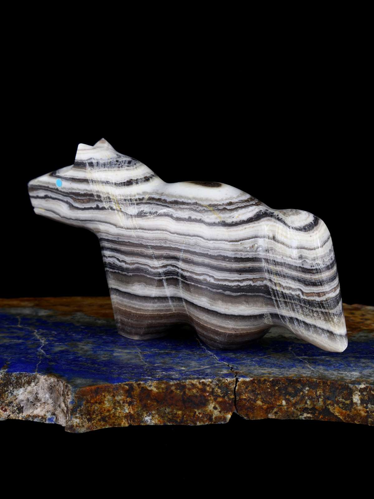 Fetiche Zuni del Caballo Serpentino