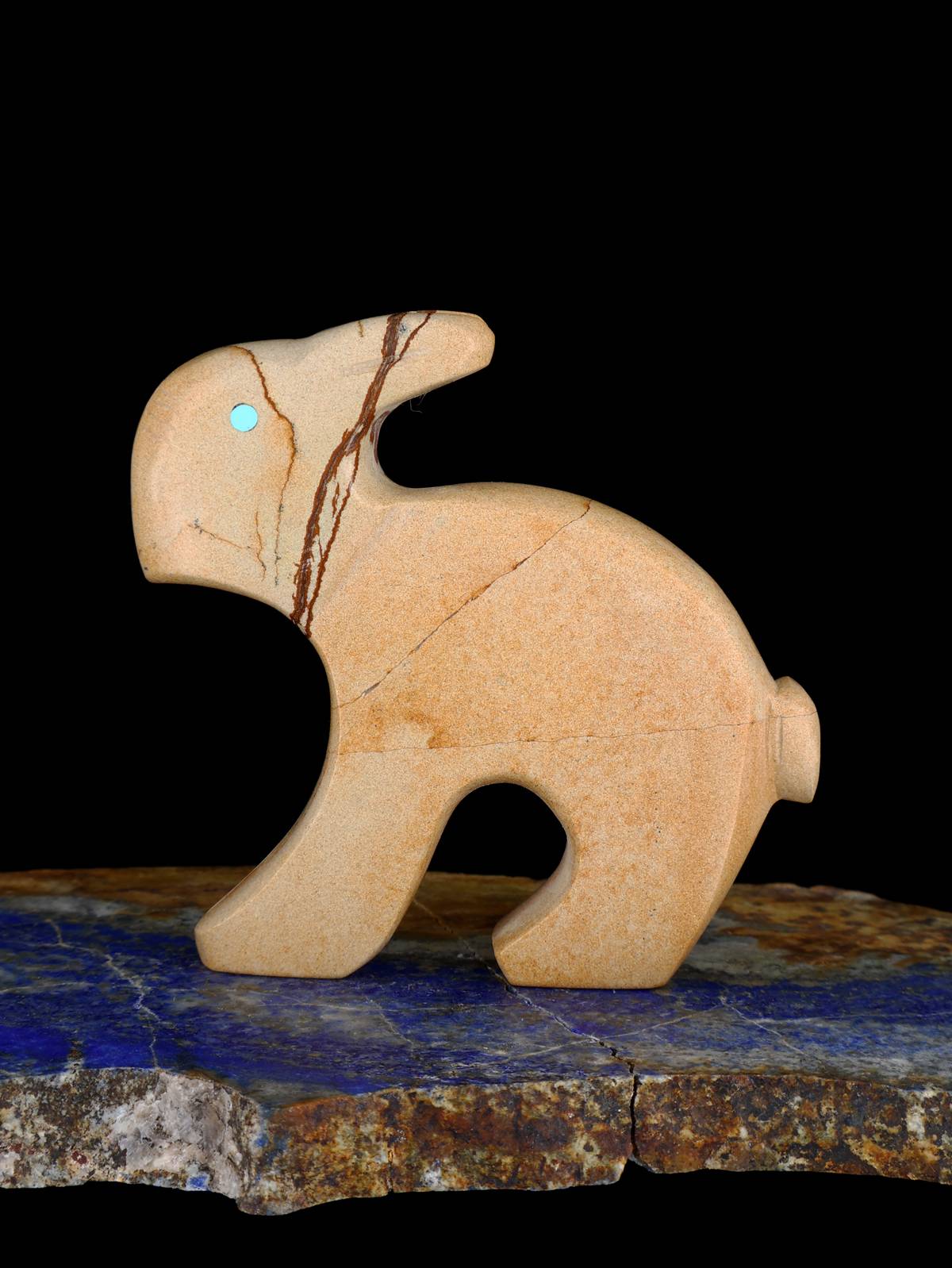 Picture Jasper Rabbit Zuni Fetish - PuebloDirect.com