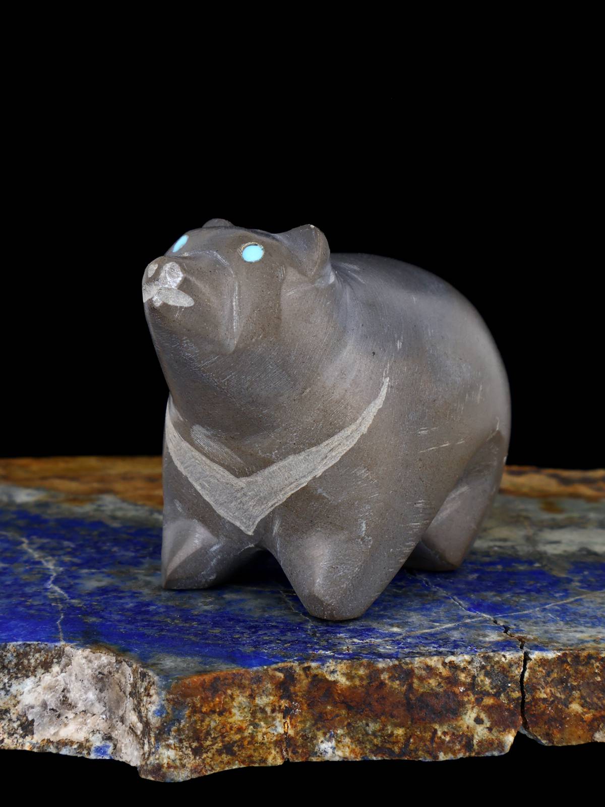 Travertine Coyote Zuni Fetish - PuebloDirect.com