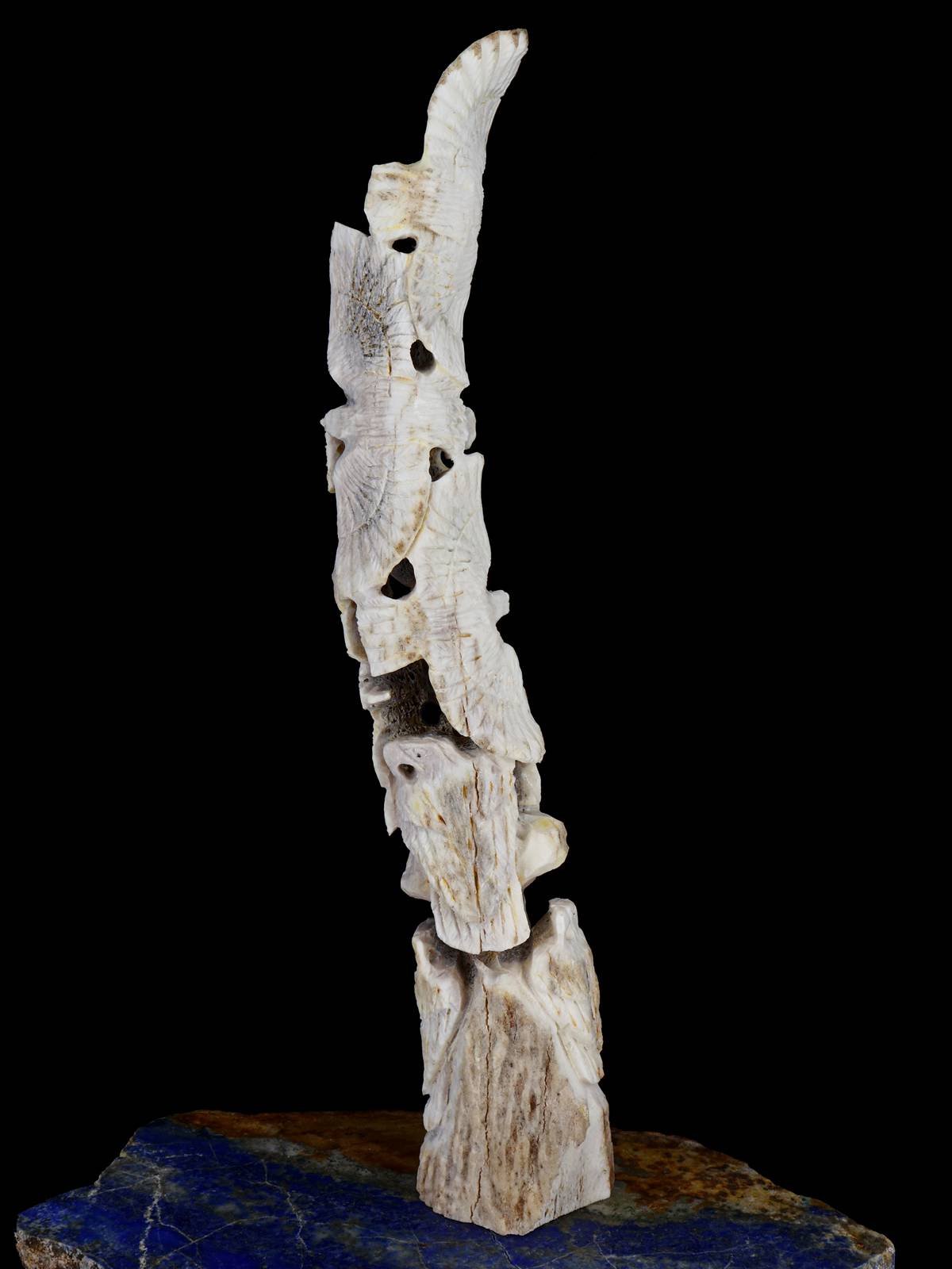 Antler Eagle Family Zuni Fetish - PuebloDirect.com