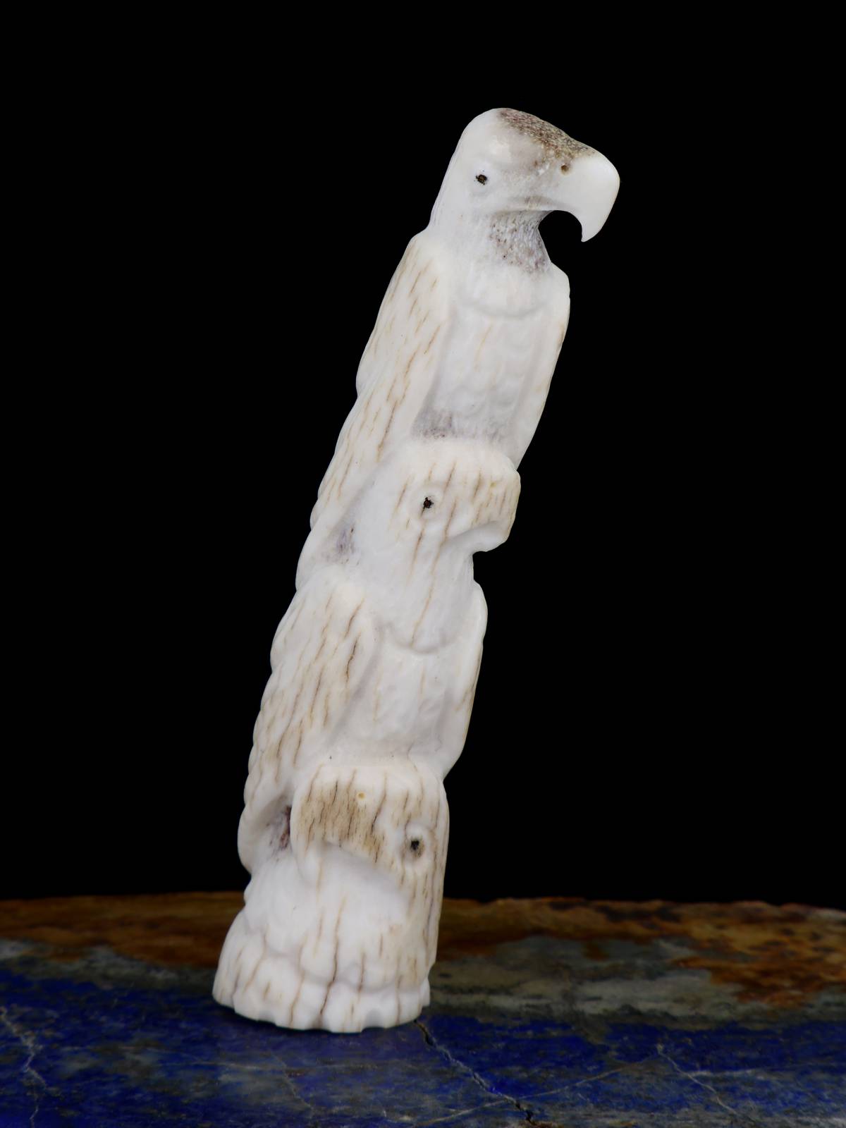 Antler Eagle Family Zuni Fetish - PuebloDirect.com