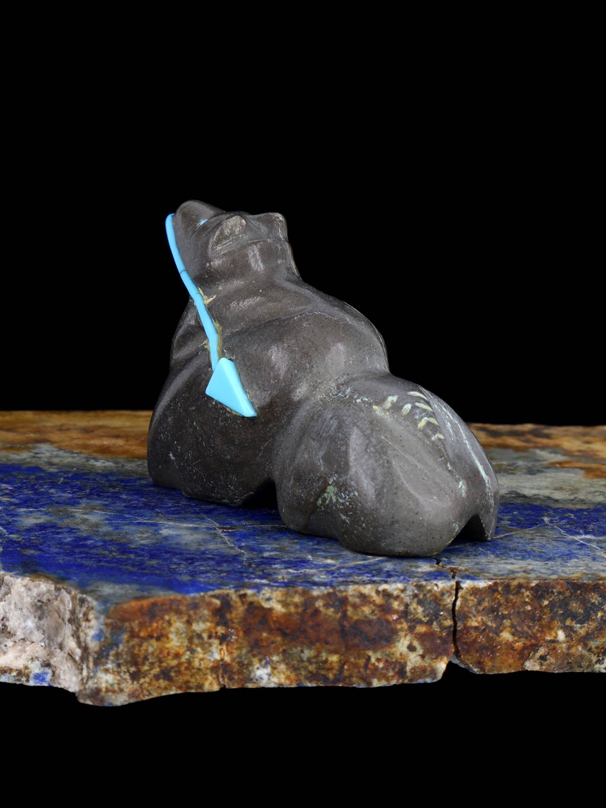 Marble Wolf Zuni Fetish - PuebloDirect.com