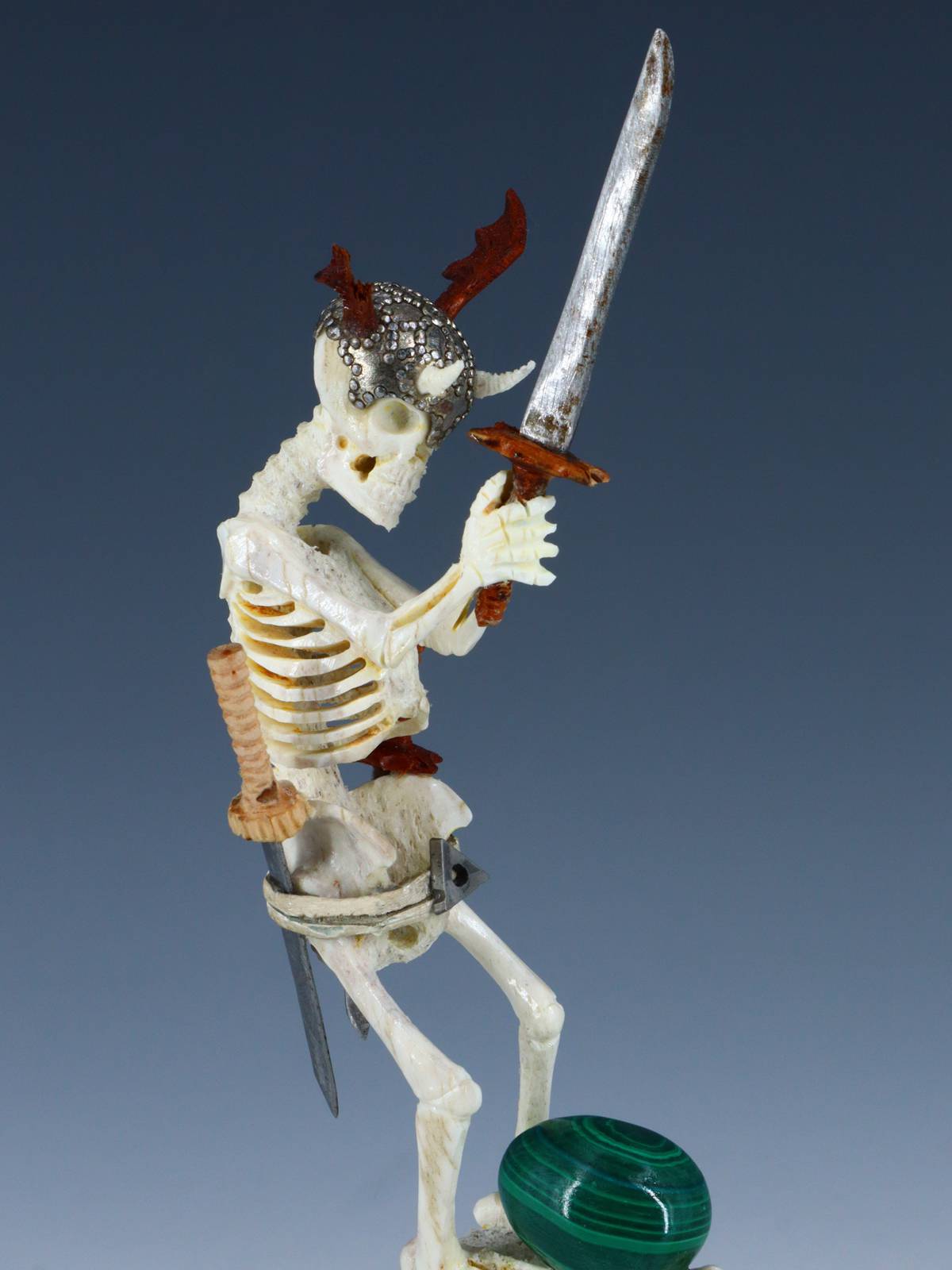 Antler Dragon Slayer Zuni Fetish Carving - PuebloDirect.com