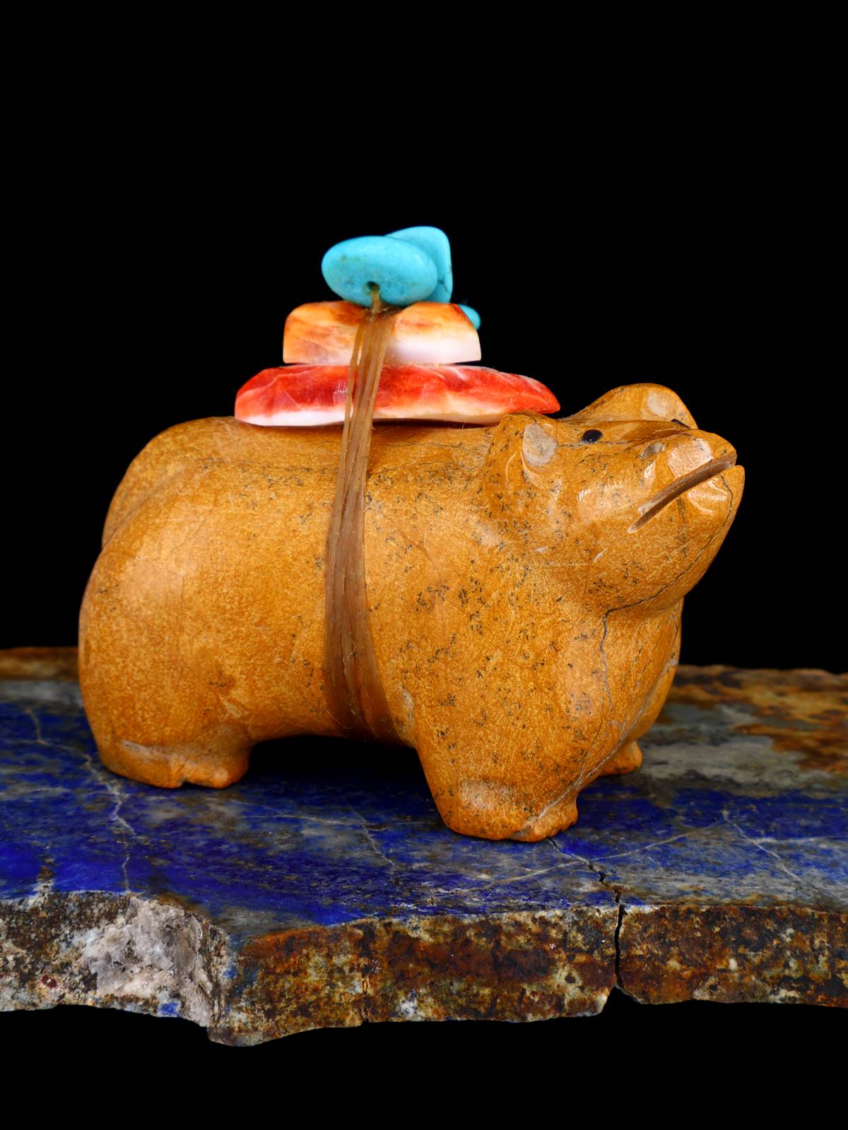 Serpentine Bear Zuni Fetish - PuebloDirect.com