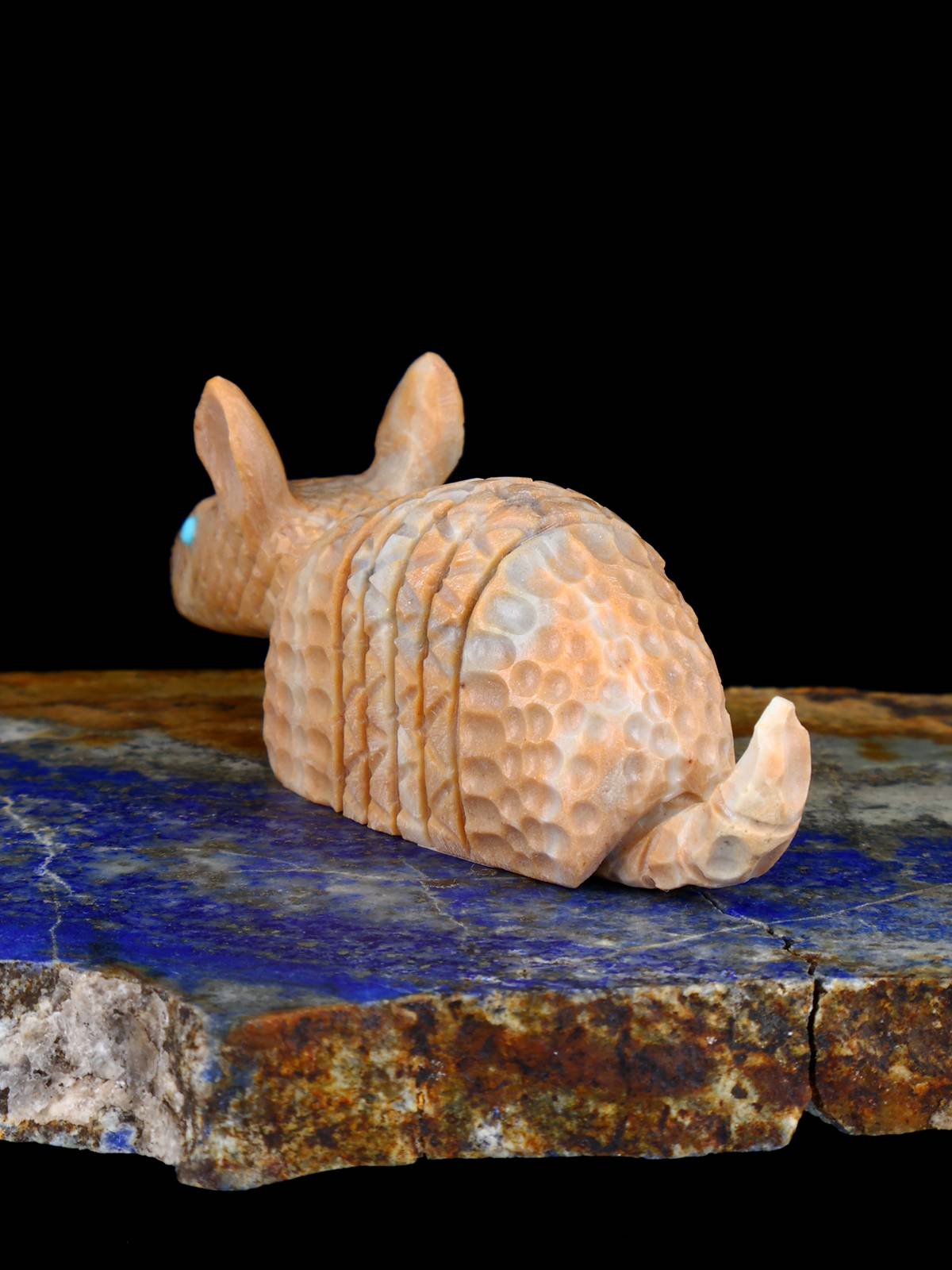 Picasso Marble Armadillo Zuni Fetish - PuebloDirect.com