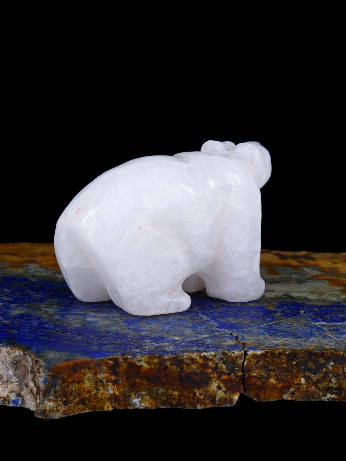 Calcite Bear Zuni Fetish - PuebloDirect.com