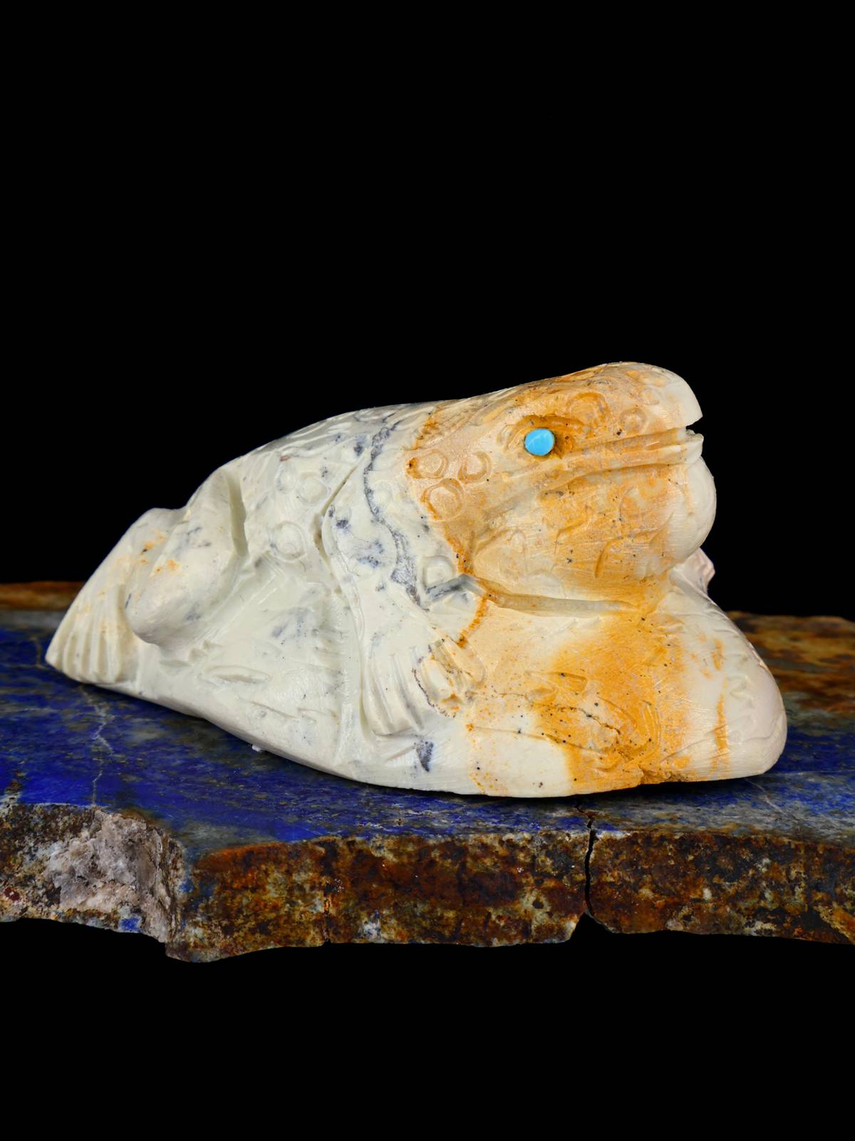 Serpentine Toad Zuni Fetish - PuebloDirect.com