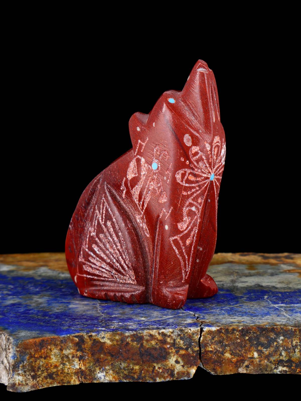 Pipestone Coyote Zuni Fetish - PuebloDirect.com