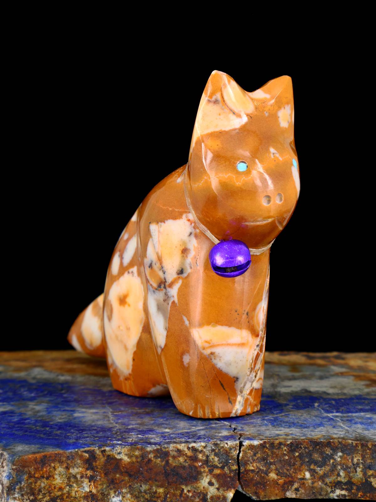 Tigilite Cat Zuni Fetish - PuebloDirect.com