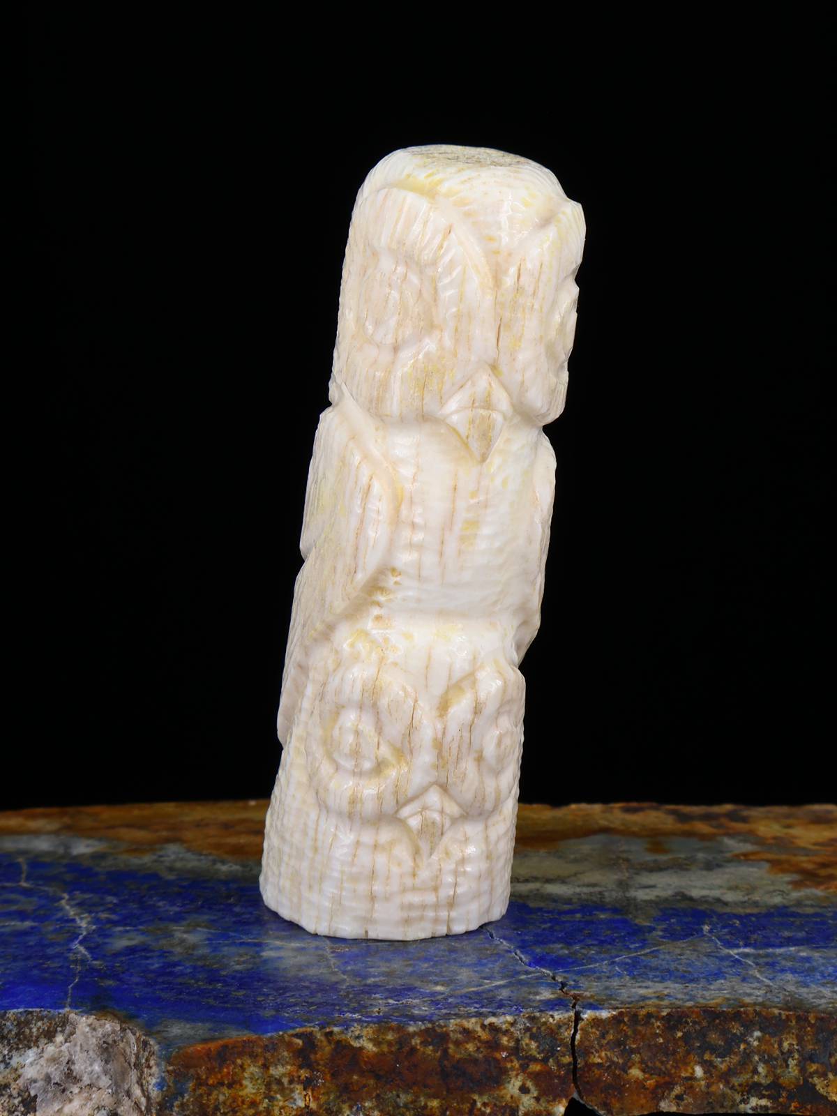 Antler Owl Family Zuni Fetish - PuebloDirect.com
