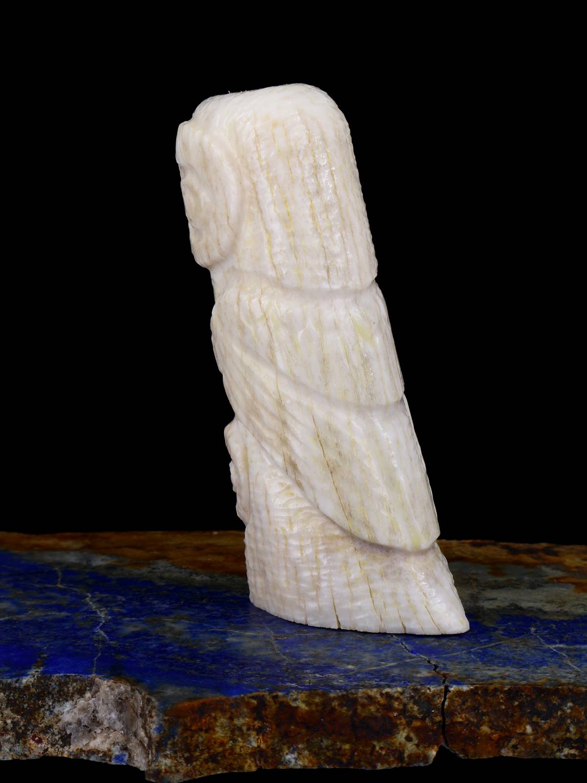 Antler Owl Family Zuni Fetish - PuebloDirect.com