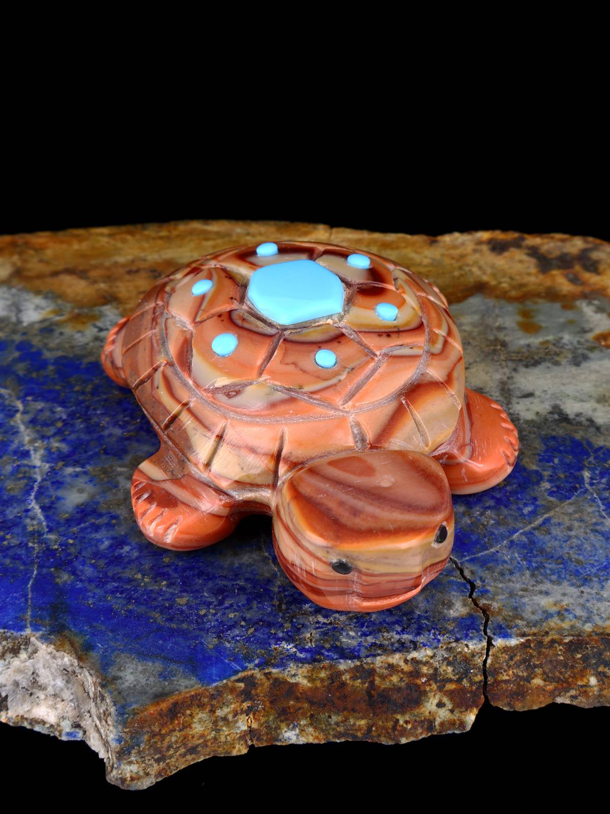 Rolling Hills Dolomite Turtle Zuni Fetish - PuebloDirect.com