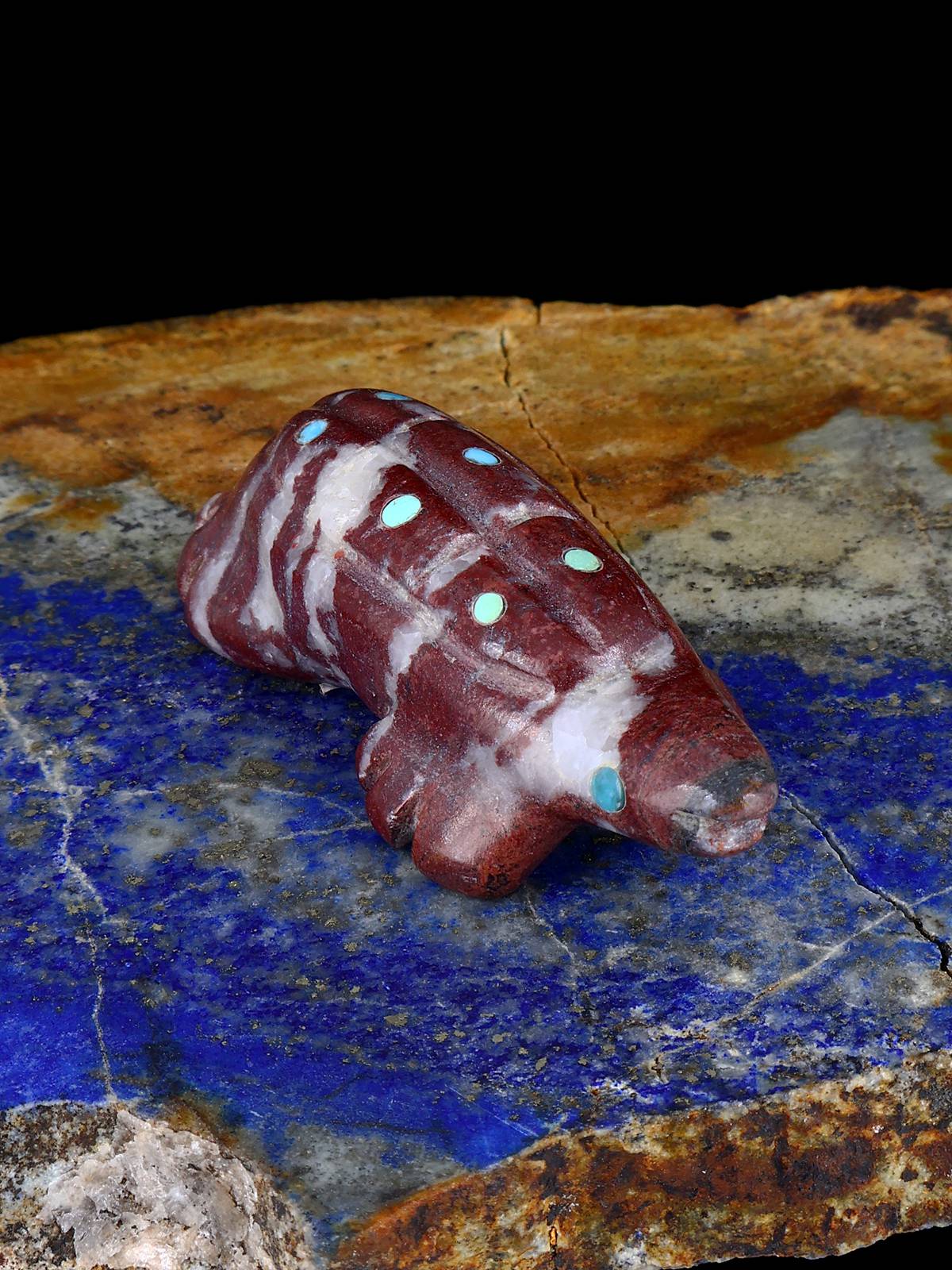 Marble Sea Creature Zuni Fetish - PuebloDirect.com