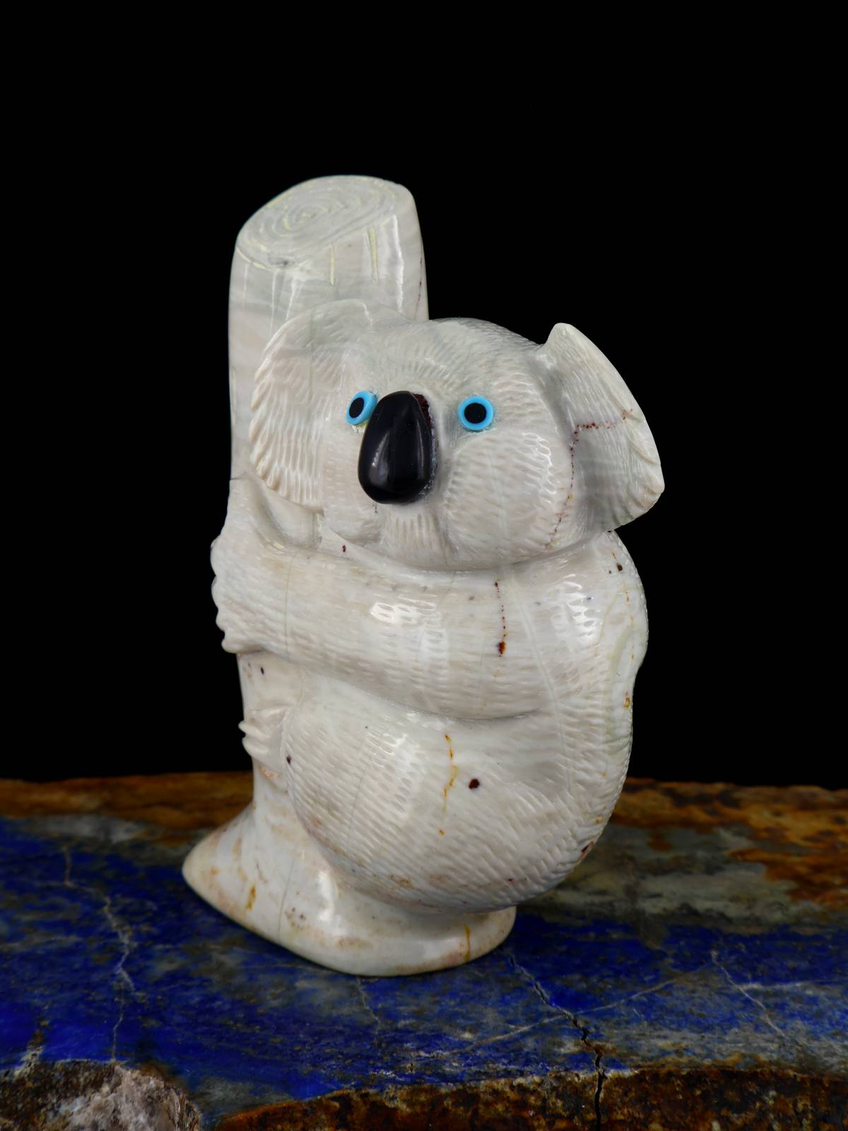 Serpentine Koala Zuni Fetish - PuebloDirect.com