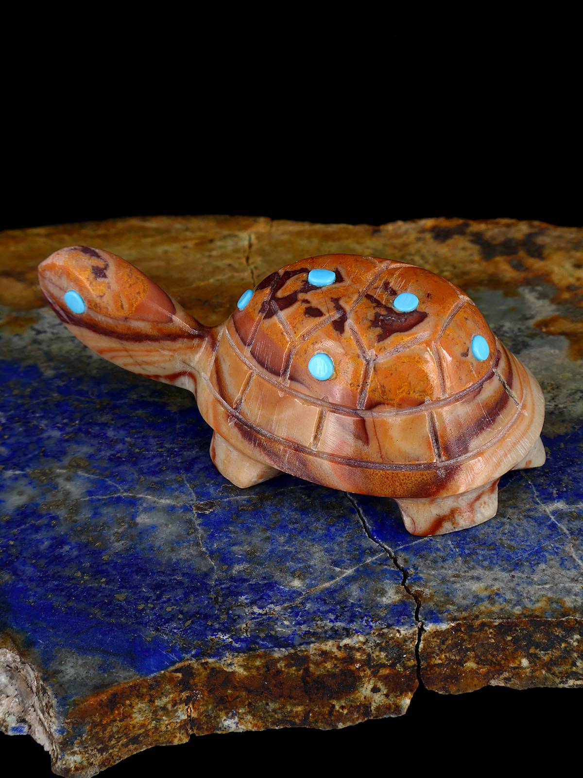 Rolling Hills Dolomite Turtle Zuni Fetish - PuebloDirect.com
