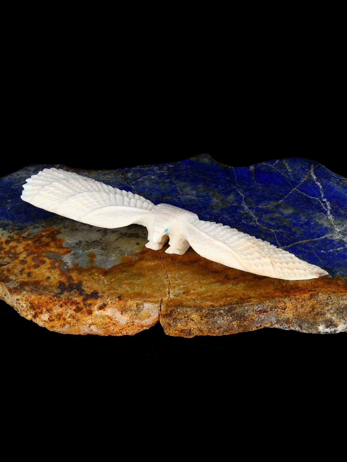 Antler Eagle Zuni Fetish - PuebloDirect.com