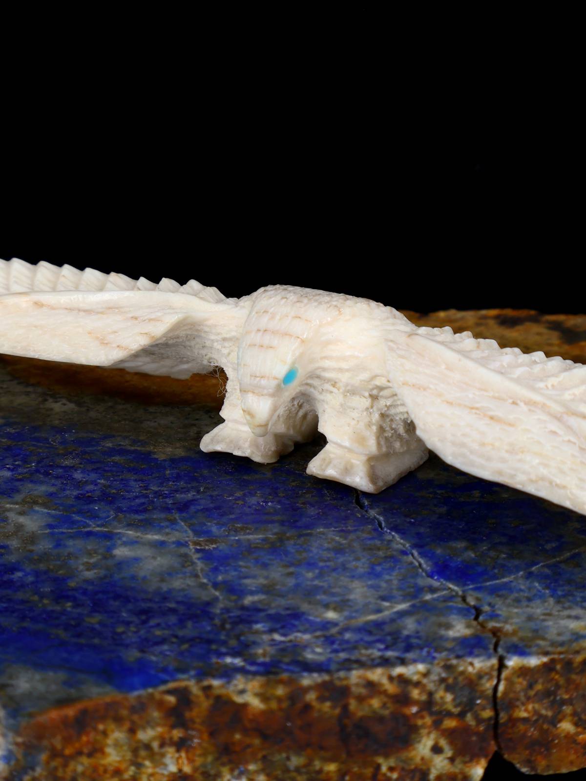 Antler Eagle Zuni Fetish - PuebloDirect.com
