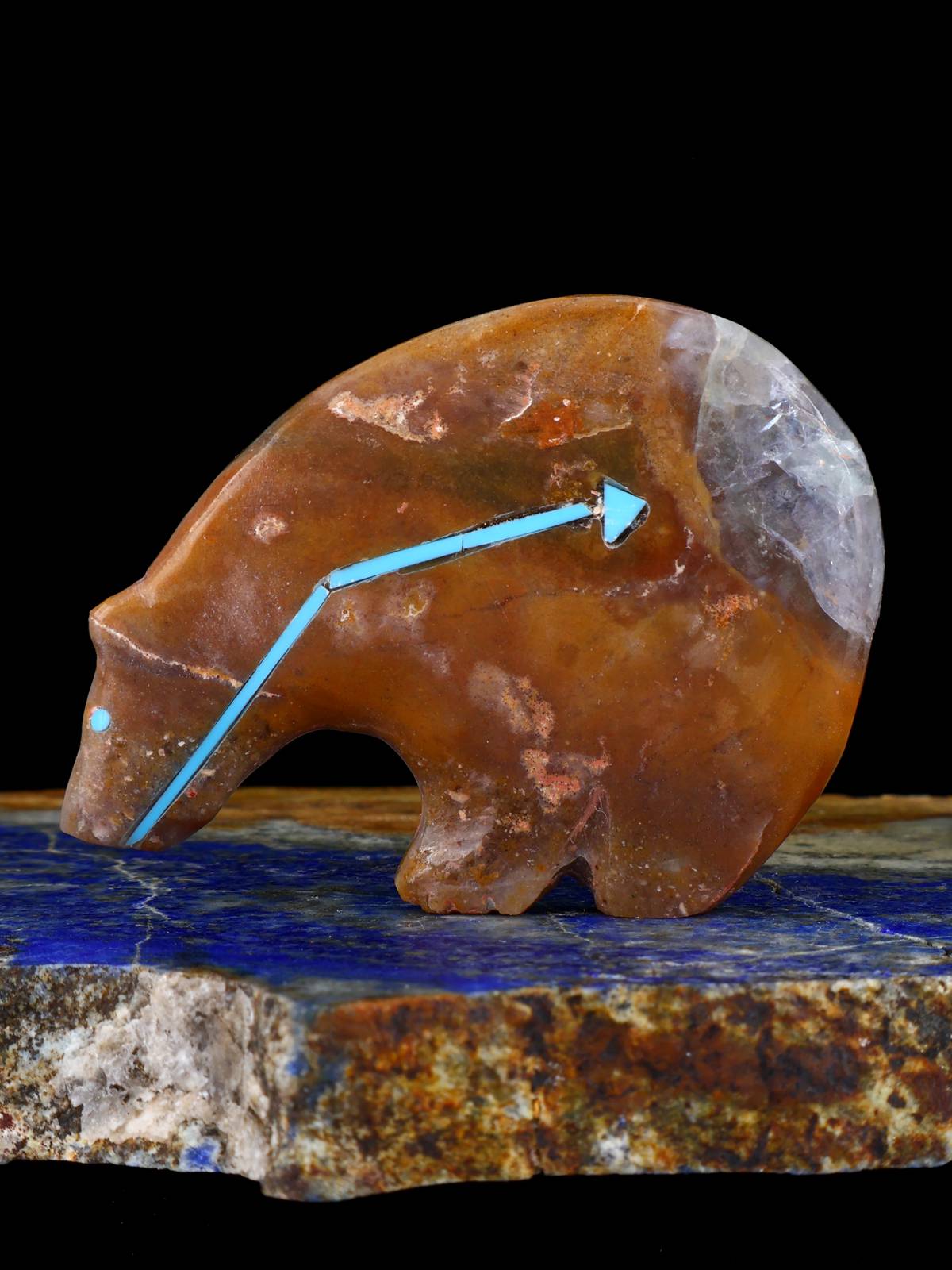 Picasso Marble Bear Zuni Fetish