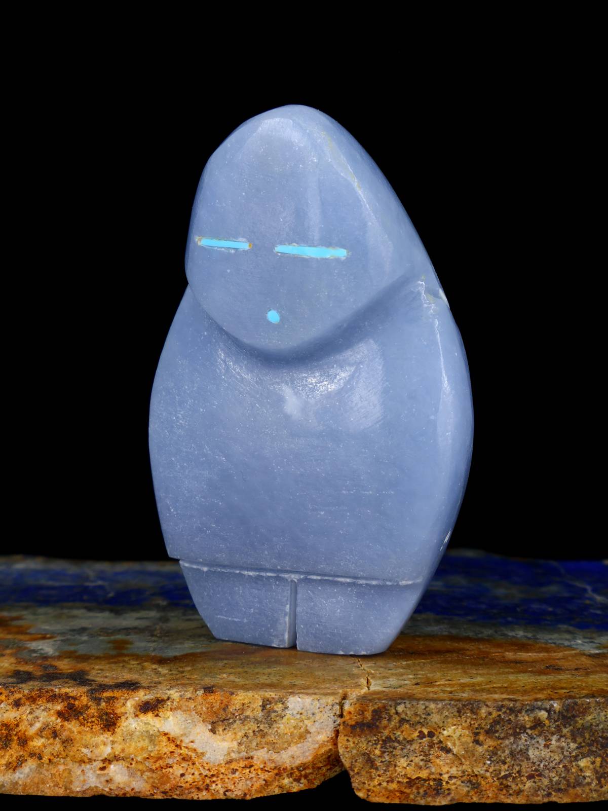 Angelite Maiden Zuni Fetish