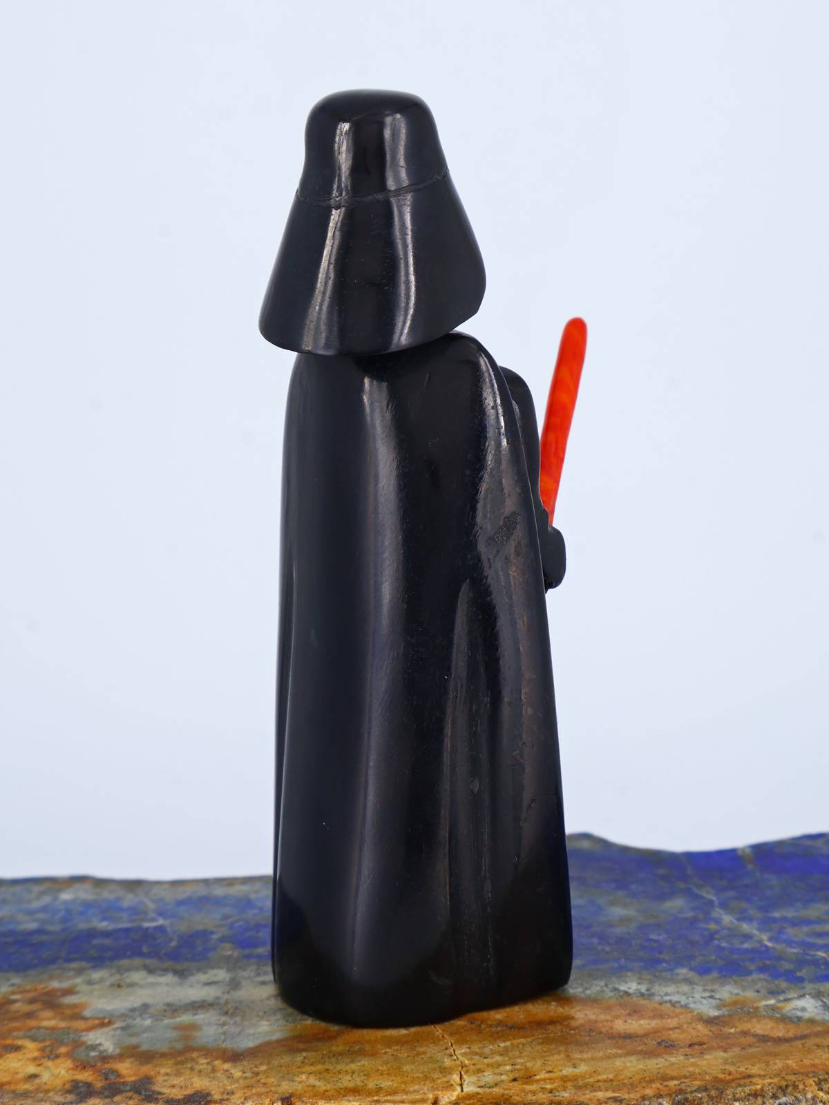 Jet Darth Vader Zuni Fetish