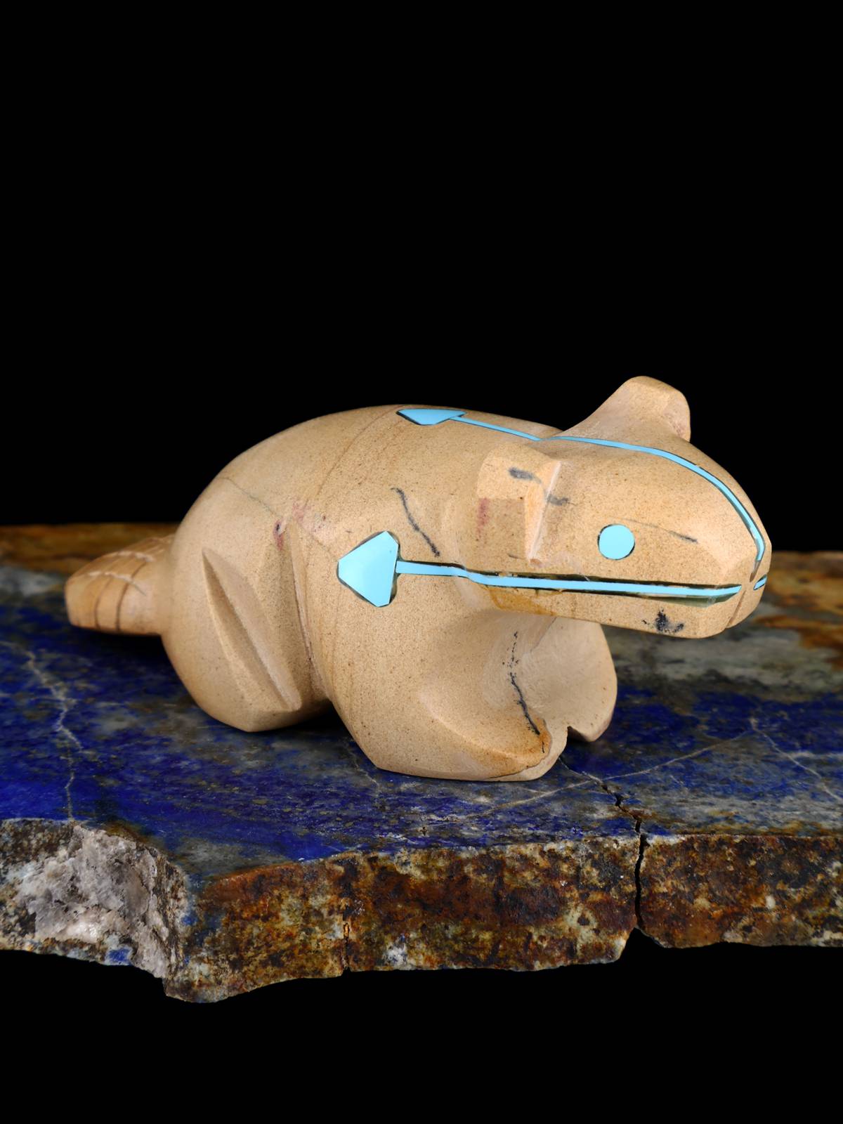 Jasper Beaver Zuni Fetish - PuebloDirect.com