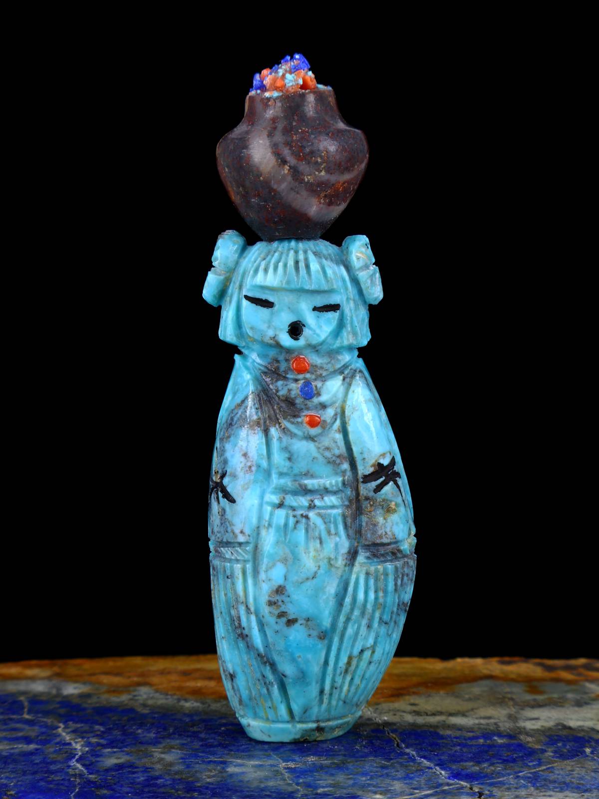 Turquoise Maiden Zuni Fetish - PuebloDirect.com