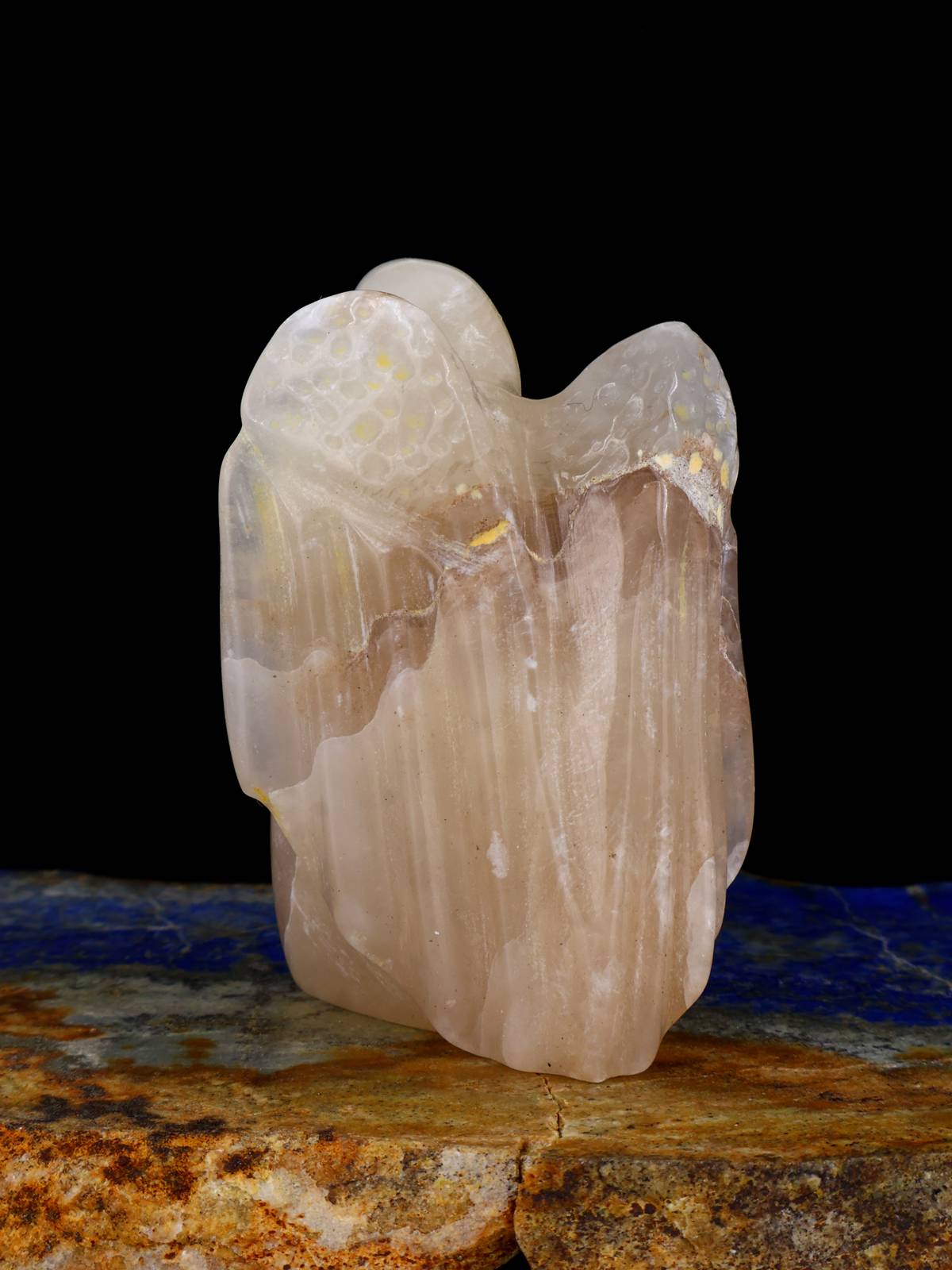 Calcite Angel Zuni Fetish - PuebloDirect.com