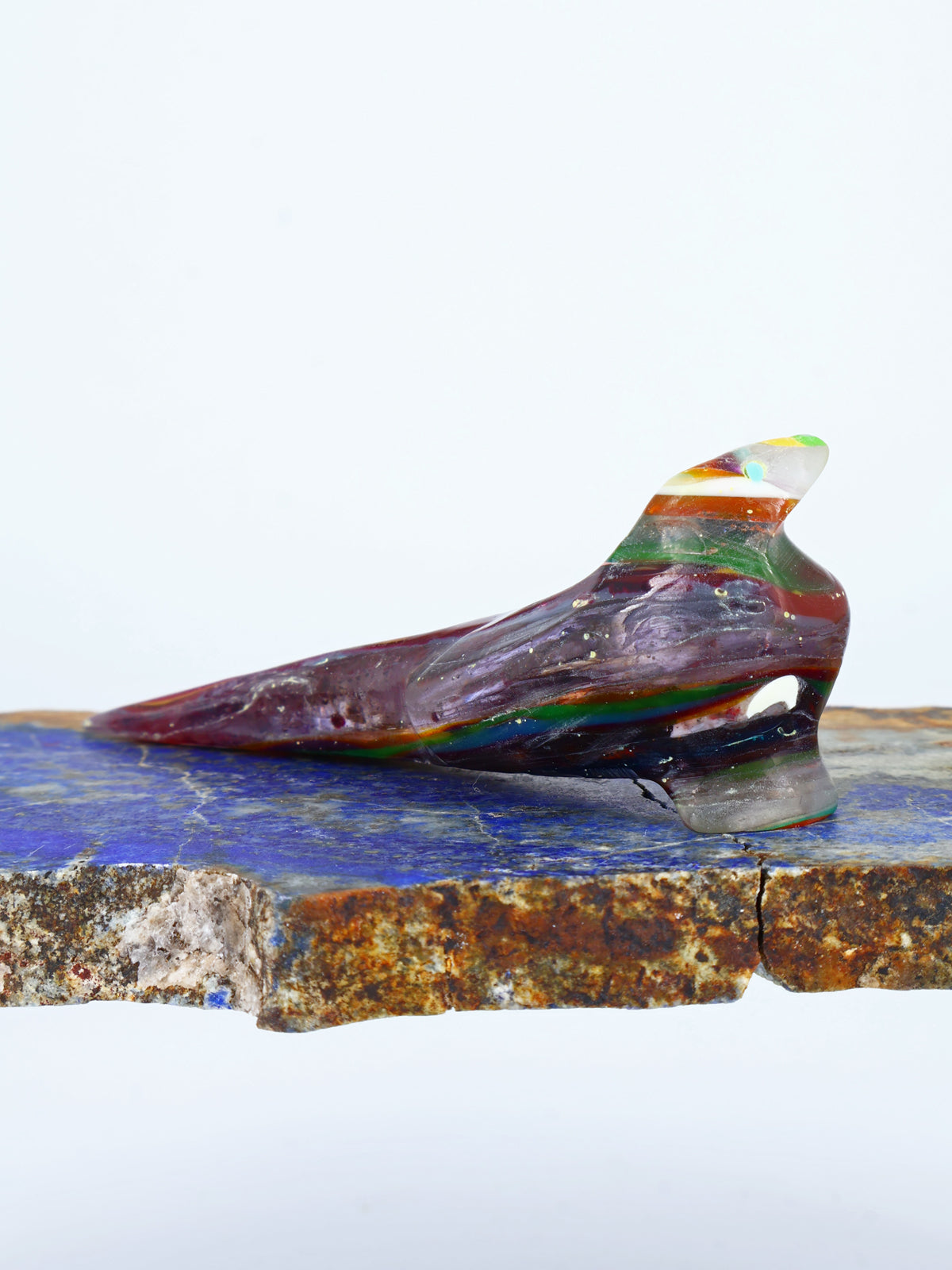 Surfite Magpie Zuni Fetish