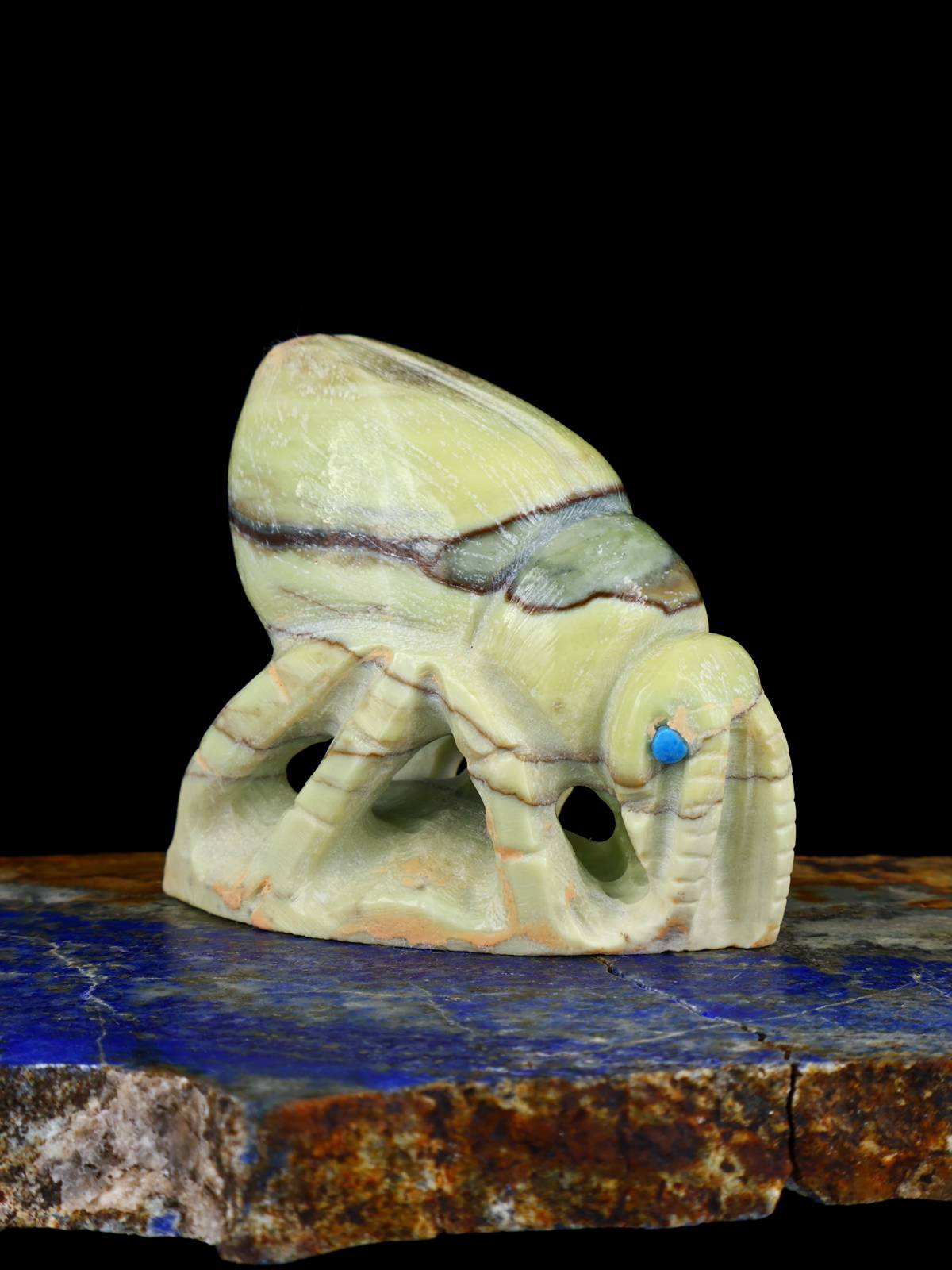Serpentine Bug Zuni Fetish