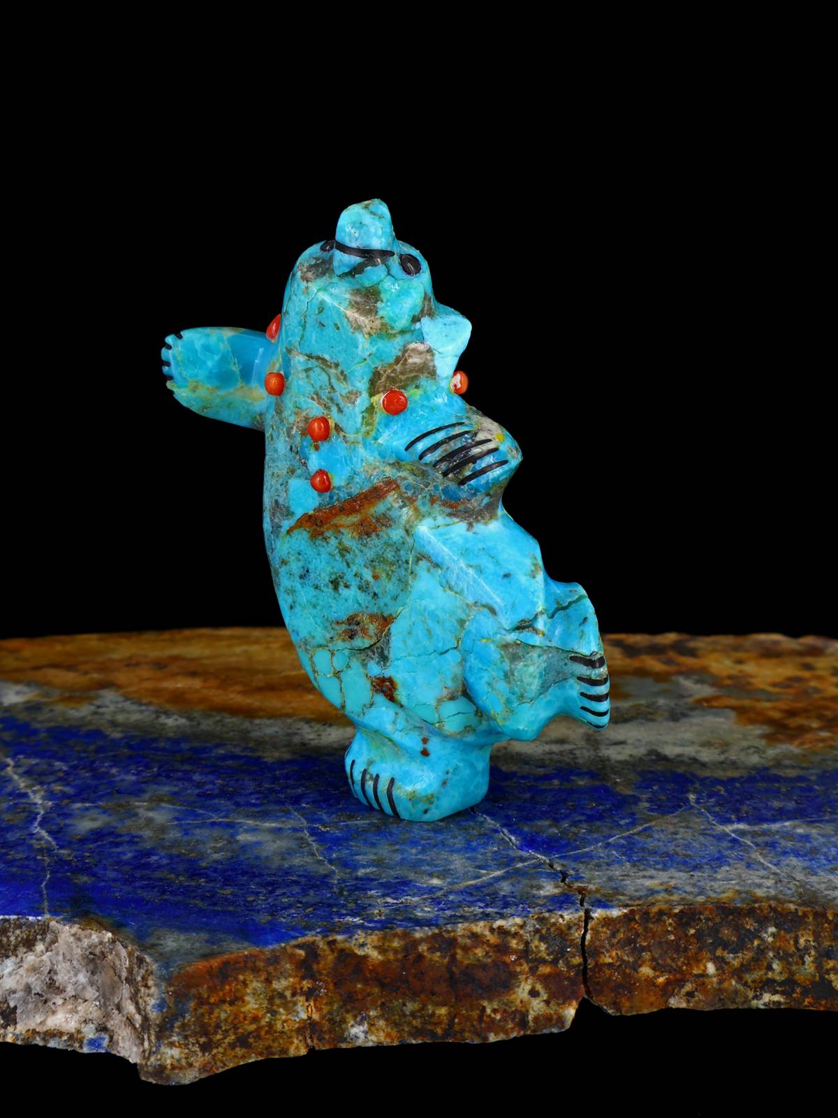 Turquoise Bear Zuni Fetish