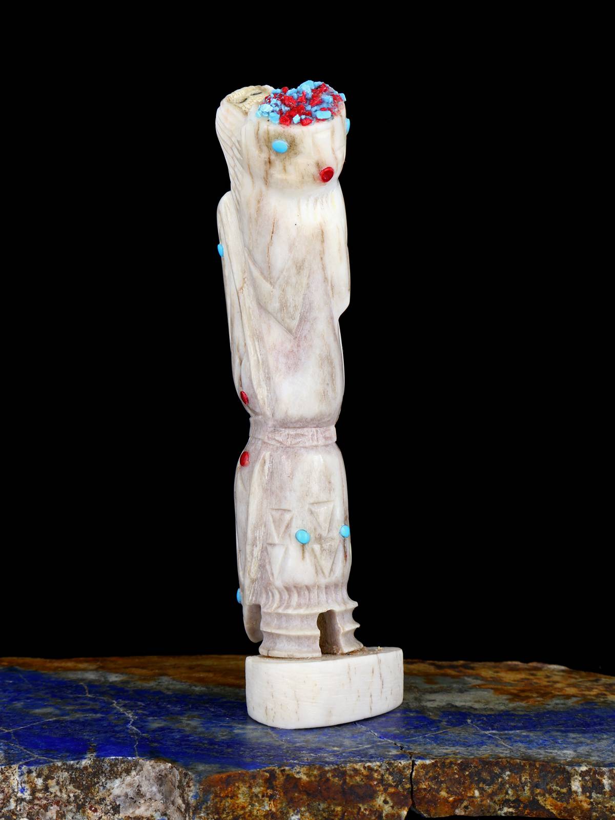 Antler Butterfly Maiden Zuni Fetish Carving