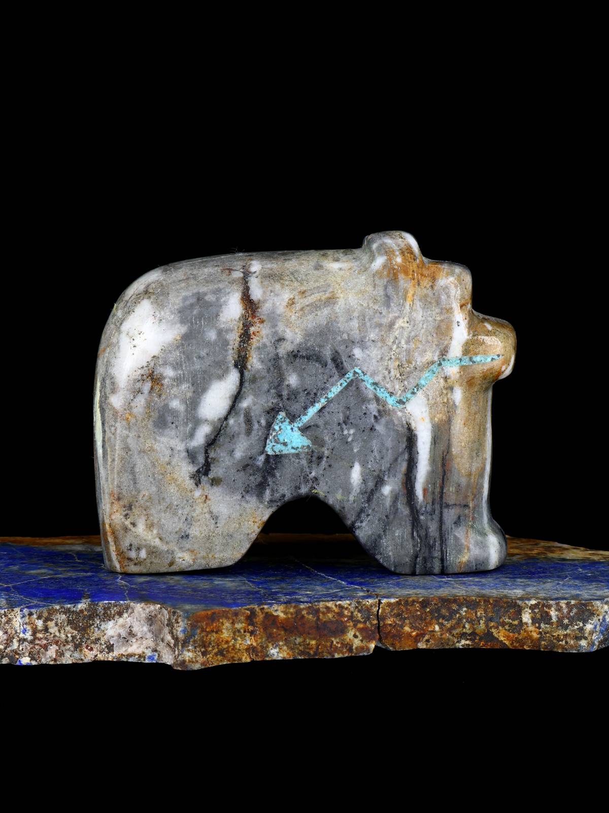 Picasso Oso de Mármol Zuni Fetiche