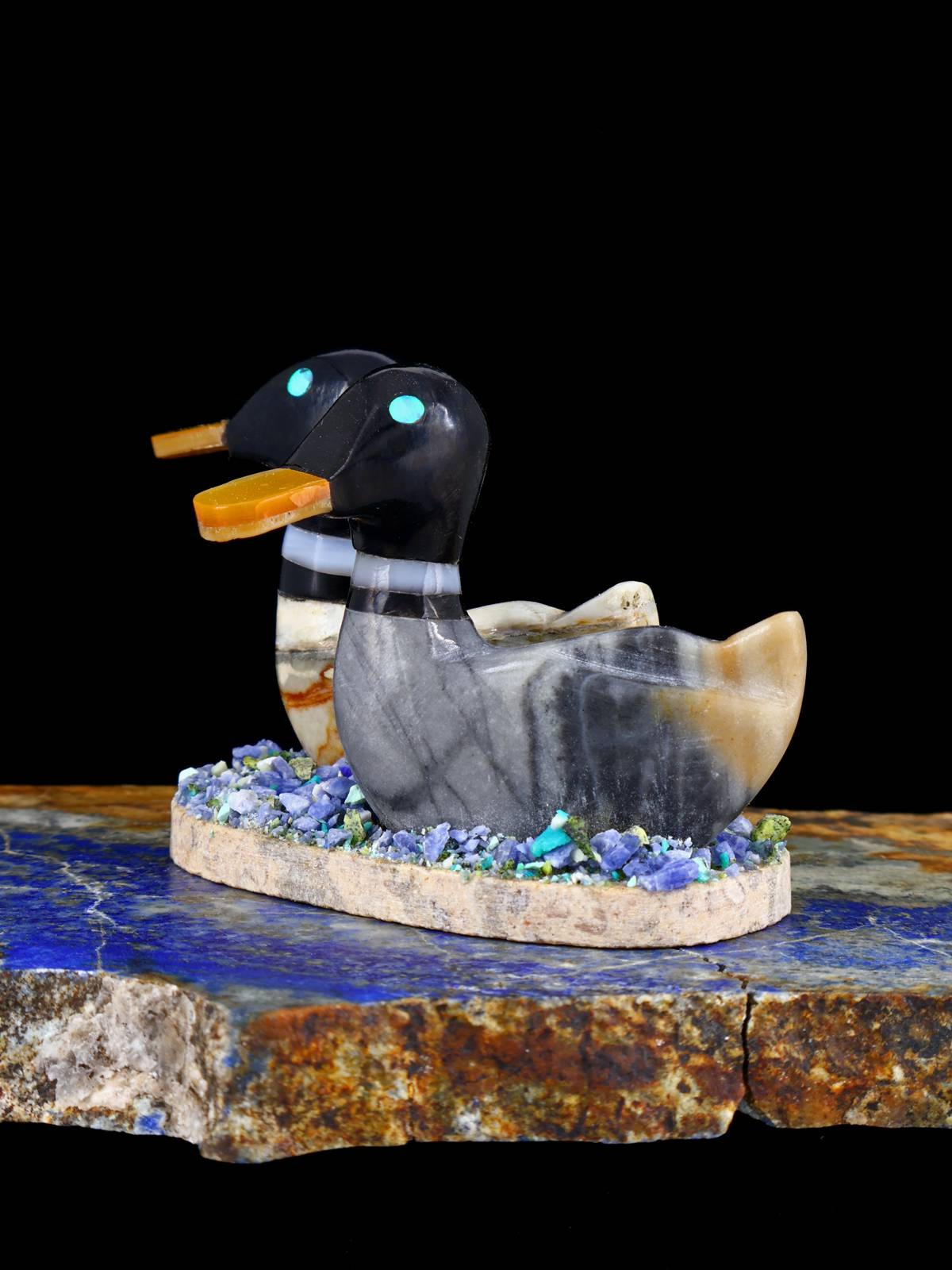 Picasso Mármol Pato Zuni Fetiche
