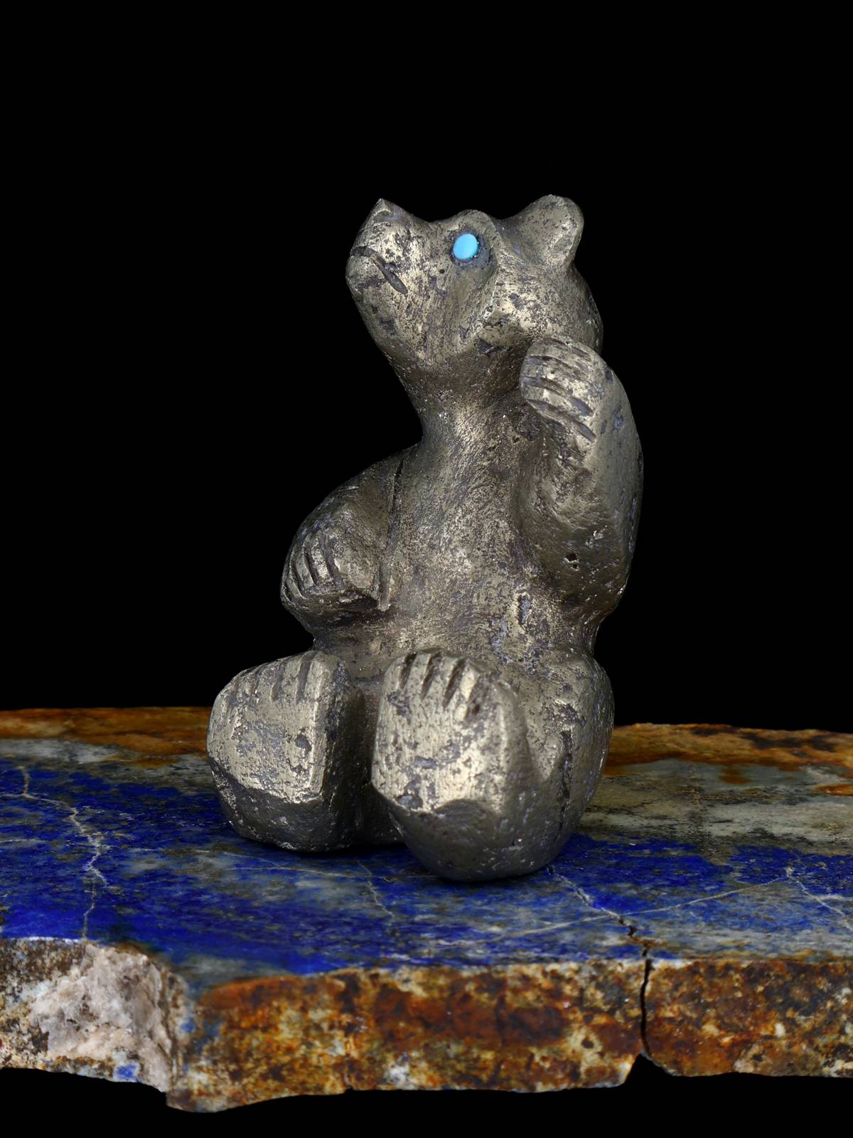 Pyrite Bear Zuni Fetish