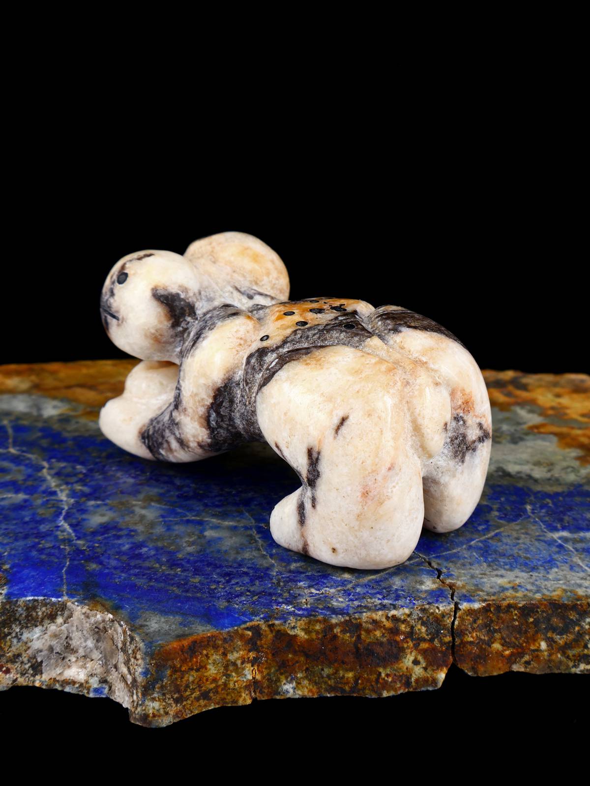 Marble Frog Zuni Fetish