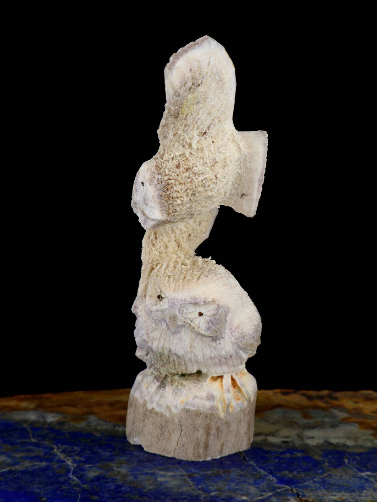 Antler Owl Family Zuni Fetish - PuebloDirect.com