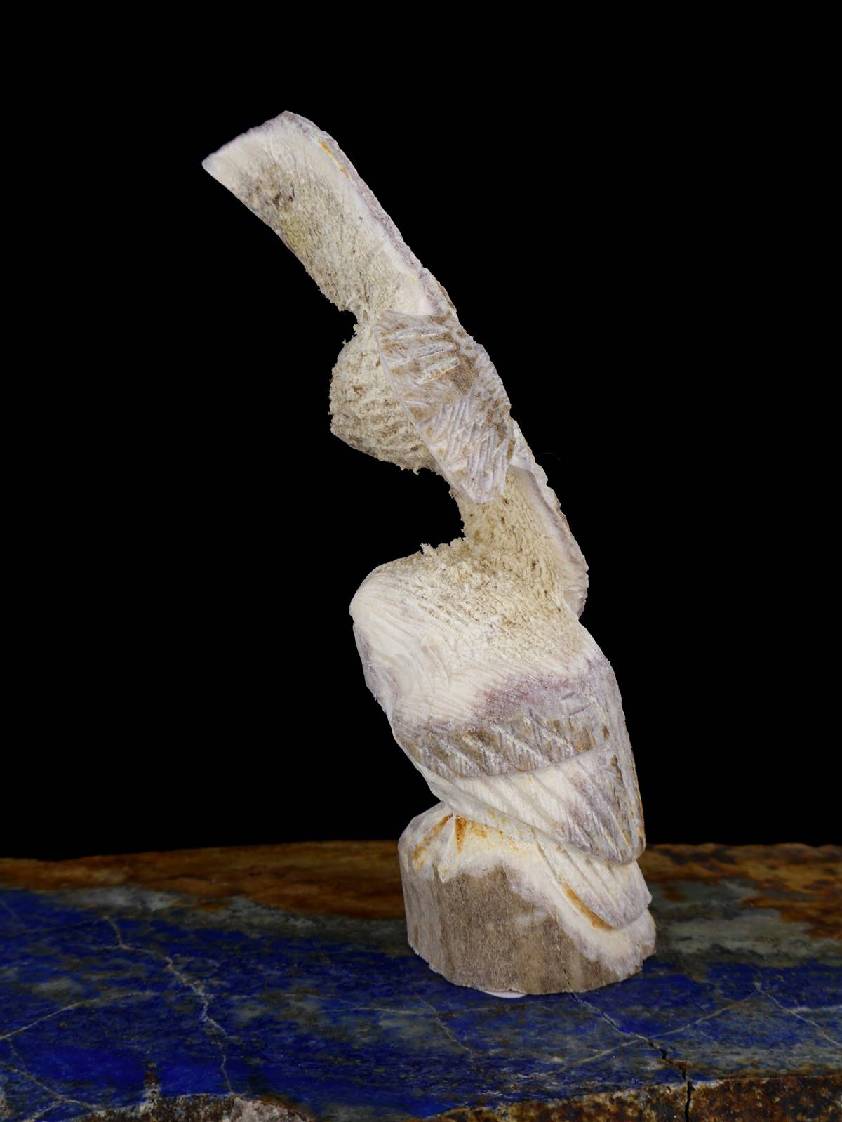 Antler Owl Family Zuni Fetish - PuebloDirect.com