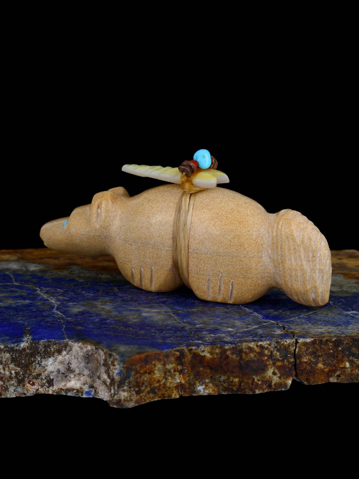 Picture Jasper Wolf Zuni Fetish - PuebloDirect.com